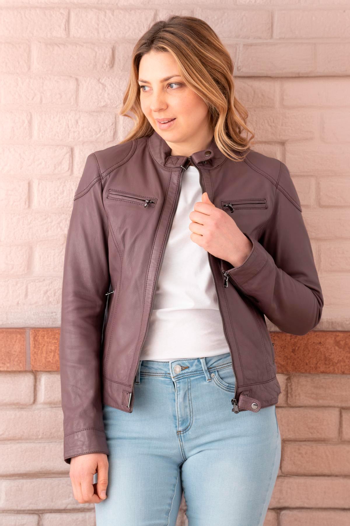 Chaqueta Mujeres Oakwood LINA CHOCO 505 — vista 2