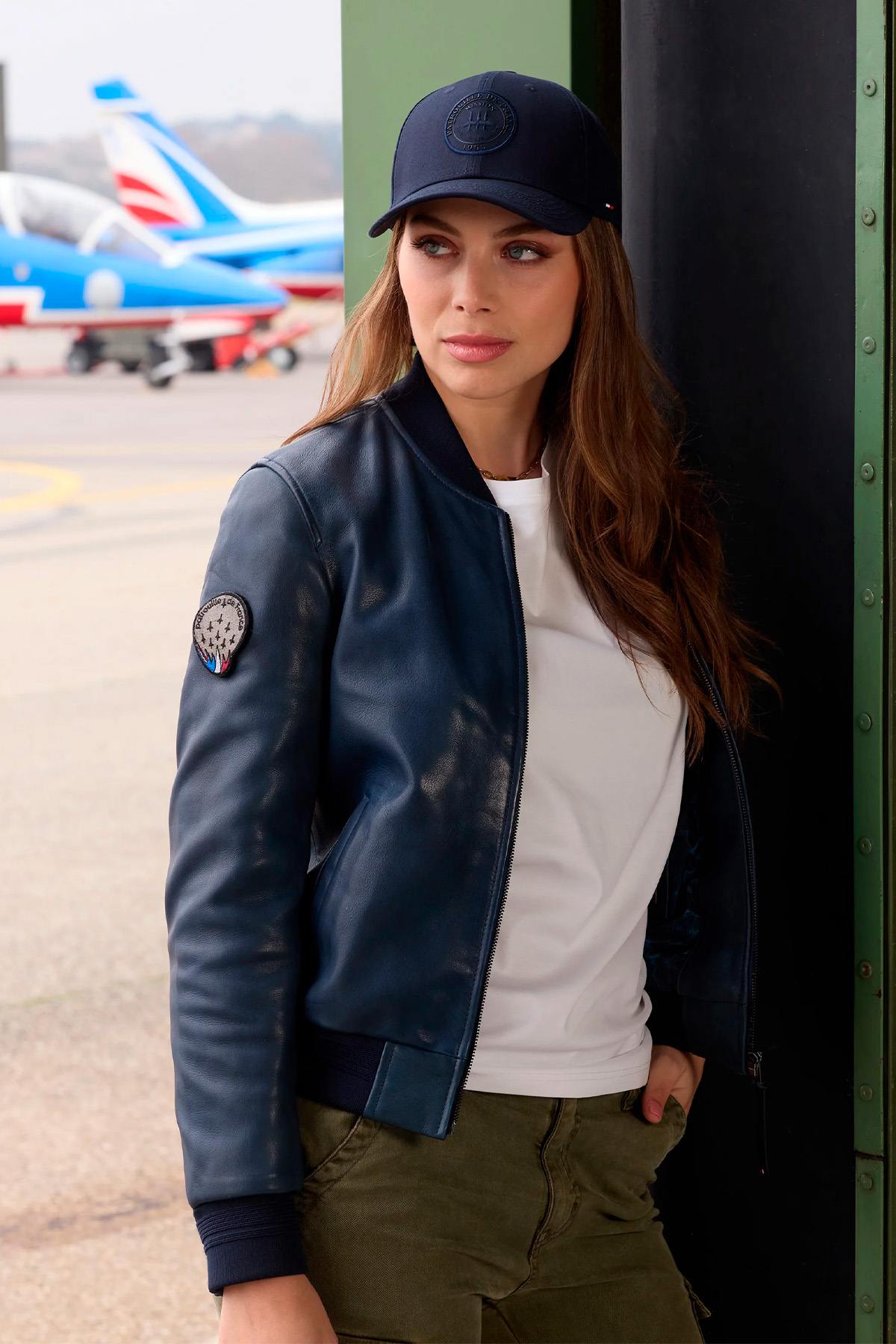 Damen Jacke Patrouille De France BAKER ALPHA BLEU OCEAN — Ansicht 1