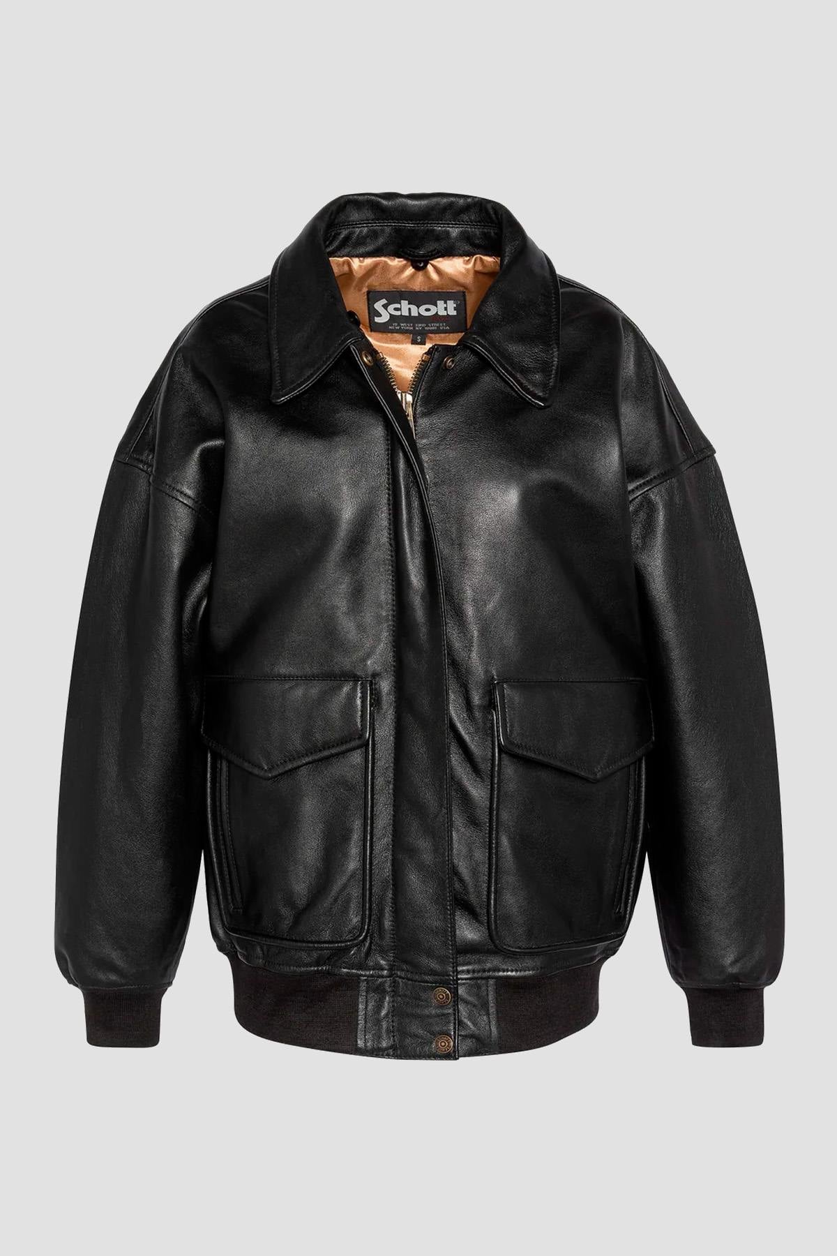 Chaqueta Mujeres Schott LCWDAISY2 BLACK — vista 9