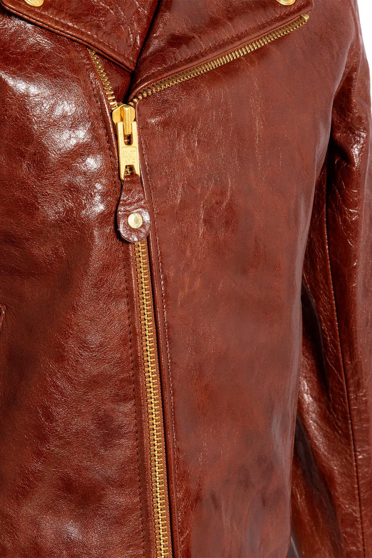 Chaqueta Mujeres Schott LCWAXELLE BROWN — vista 5