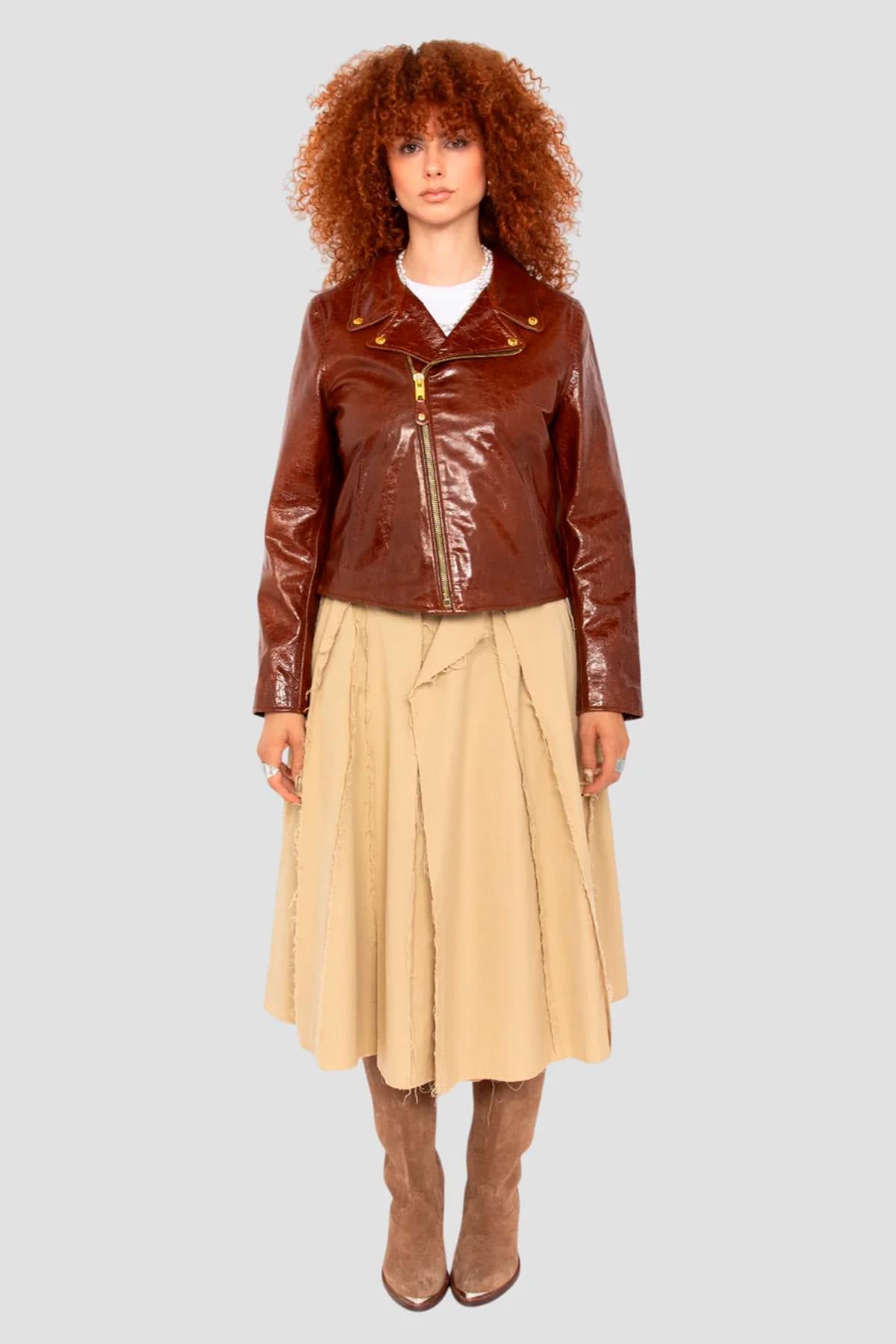 Chaqueta Mujeres Schott LCWAXELLE BROWN — vista 9