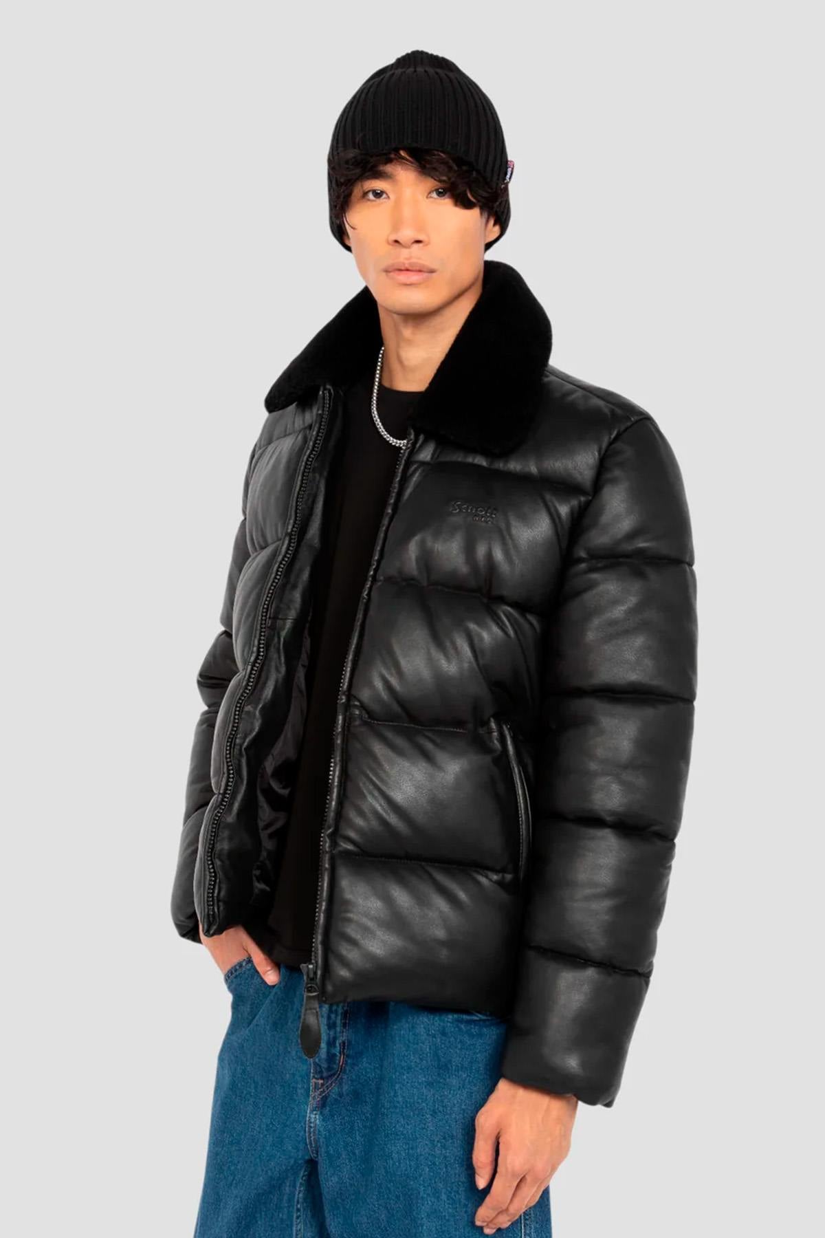 Giacche Uomo Schott LCOKLAHOMA25 BLACK — vista 1