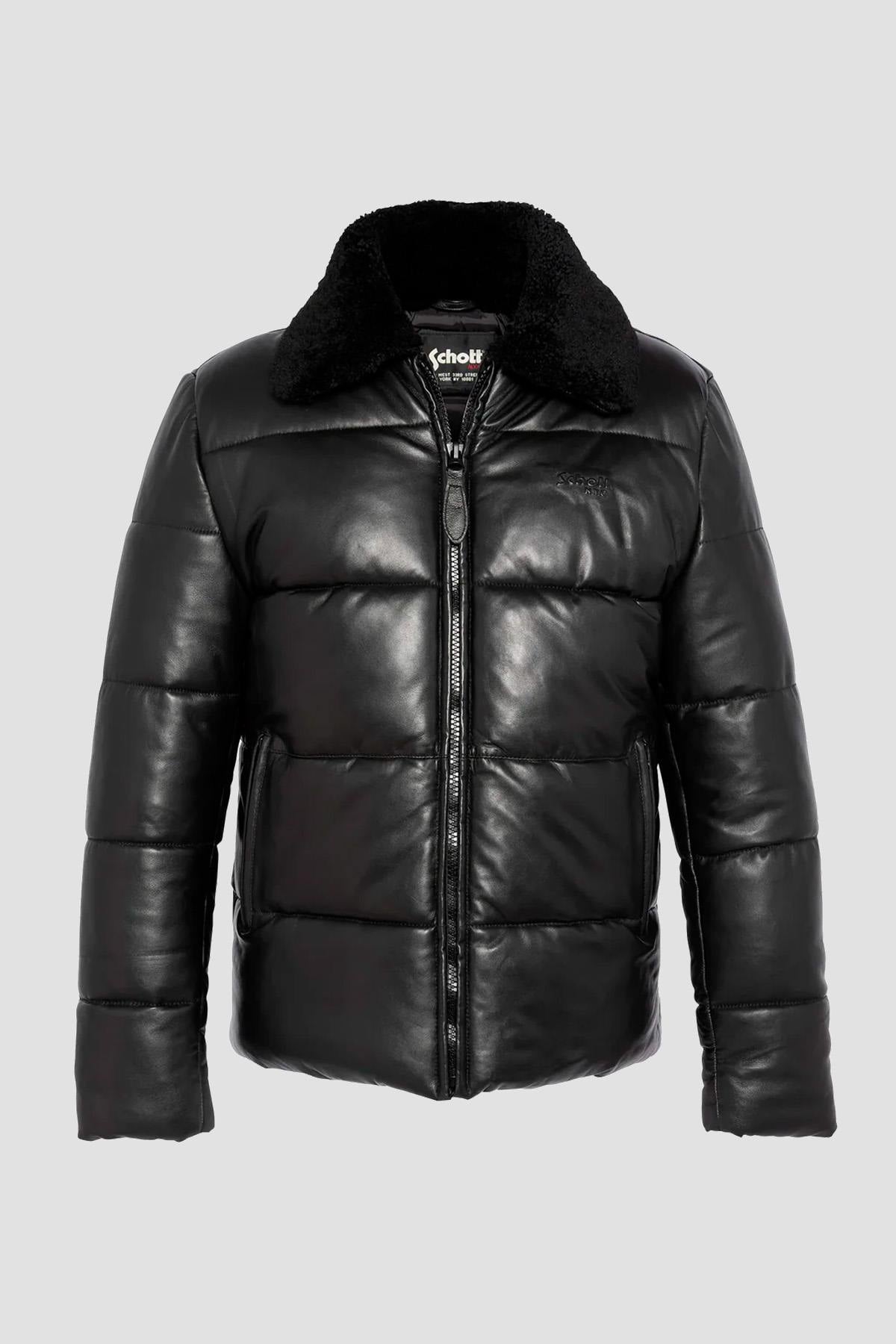 Giacche Uomo Schott LCOKLAHOMA25 BLACK — vista 5