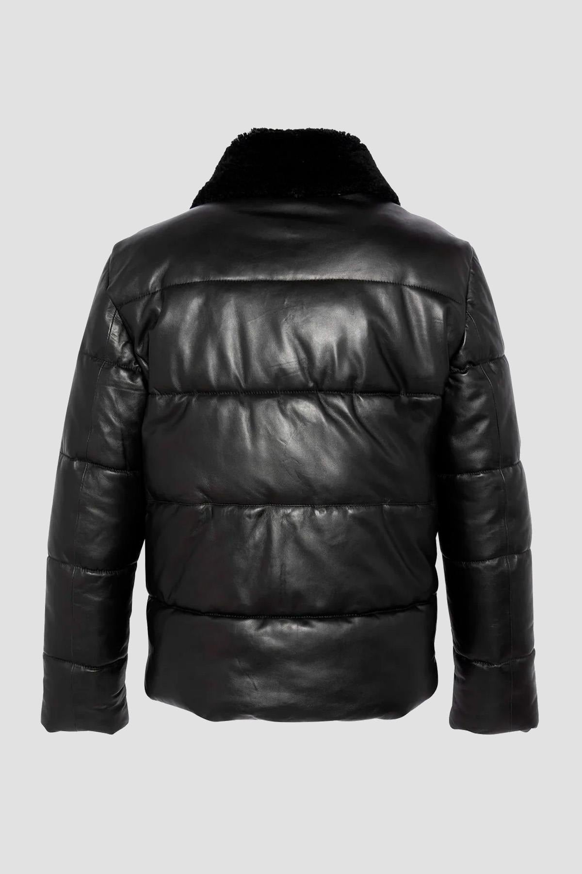 Giacche Uomo Schott LCOKLAHOMA25 BLACK — vista 6