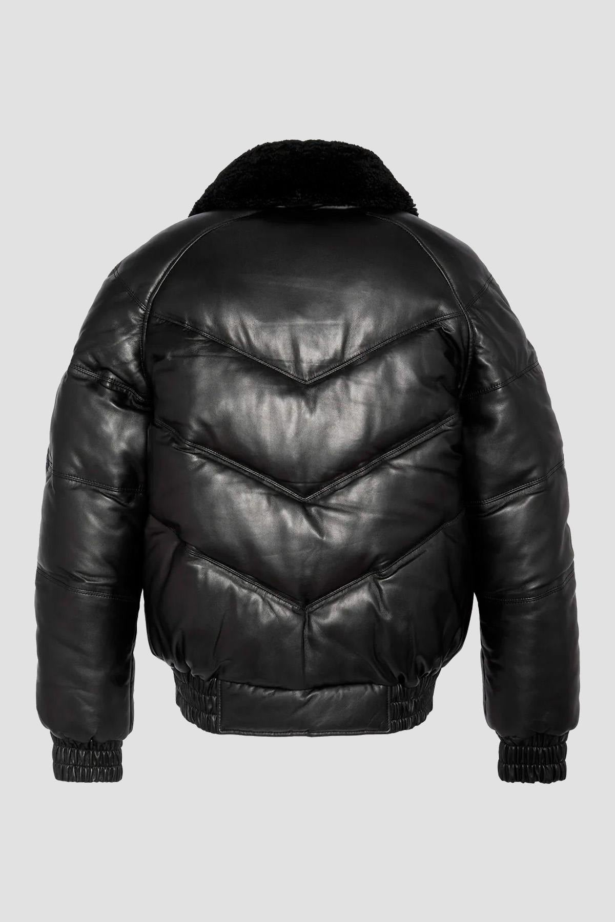 Chaqueta Hombre Schott LCDOWNW25 BLACK — vista 2