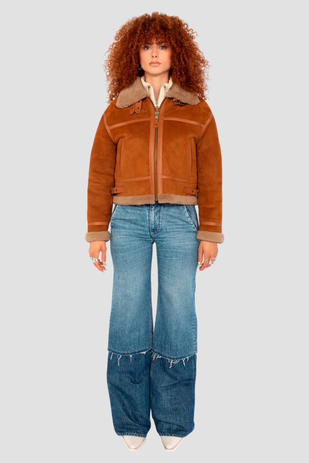 Damen Jacke Schott LCWCHELSEAS CINNAMON — Ansicht 7