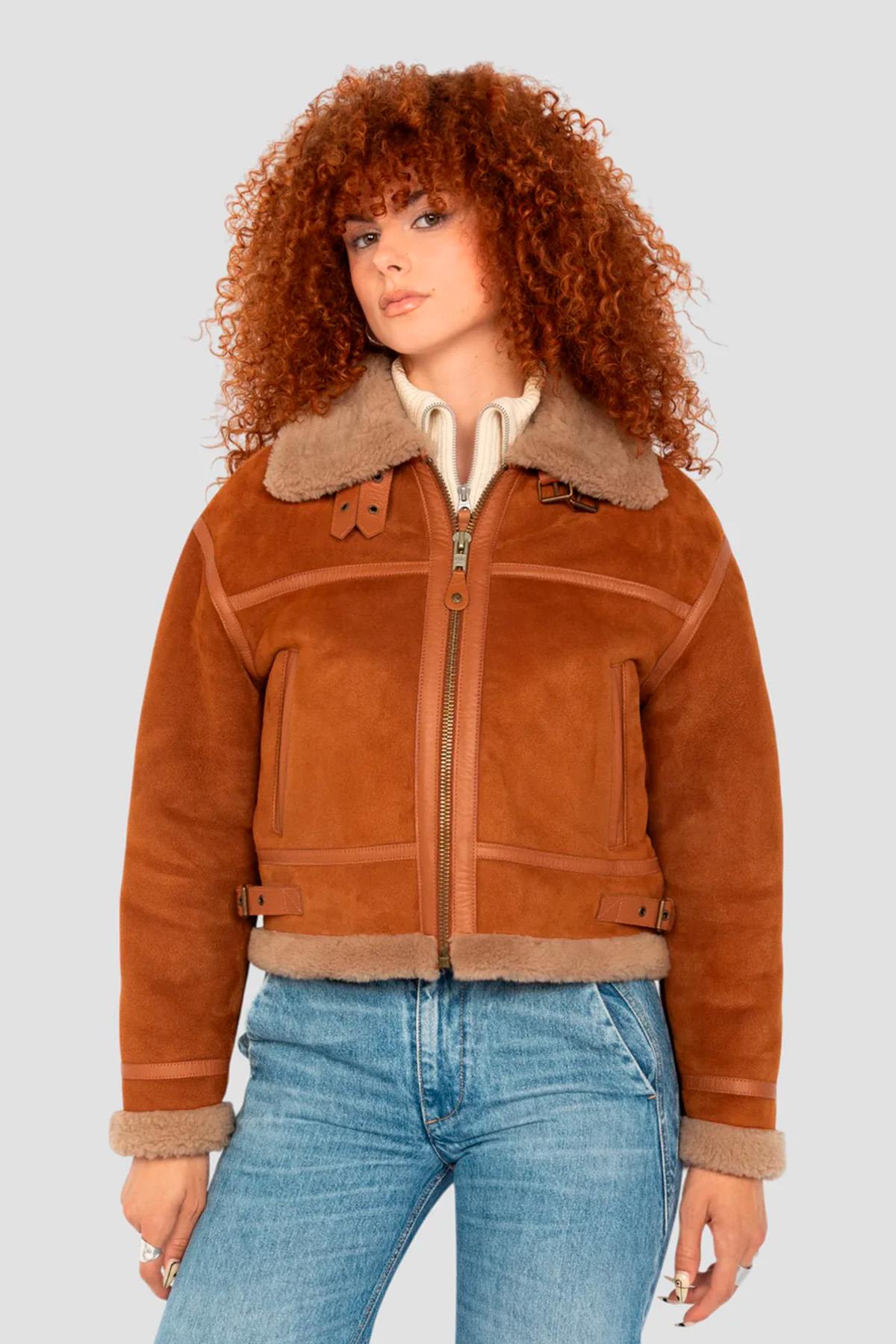 Damen Jacke Schott LCWCHELSEAS CINNAMON — Ansicht 1
