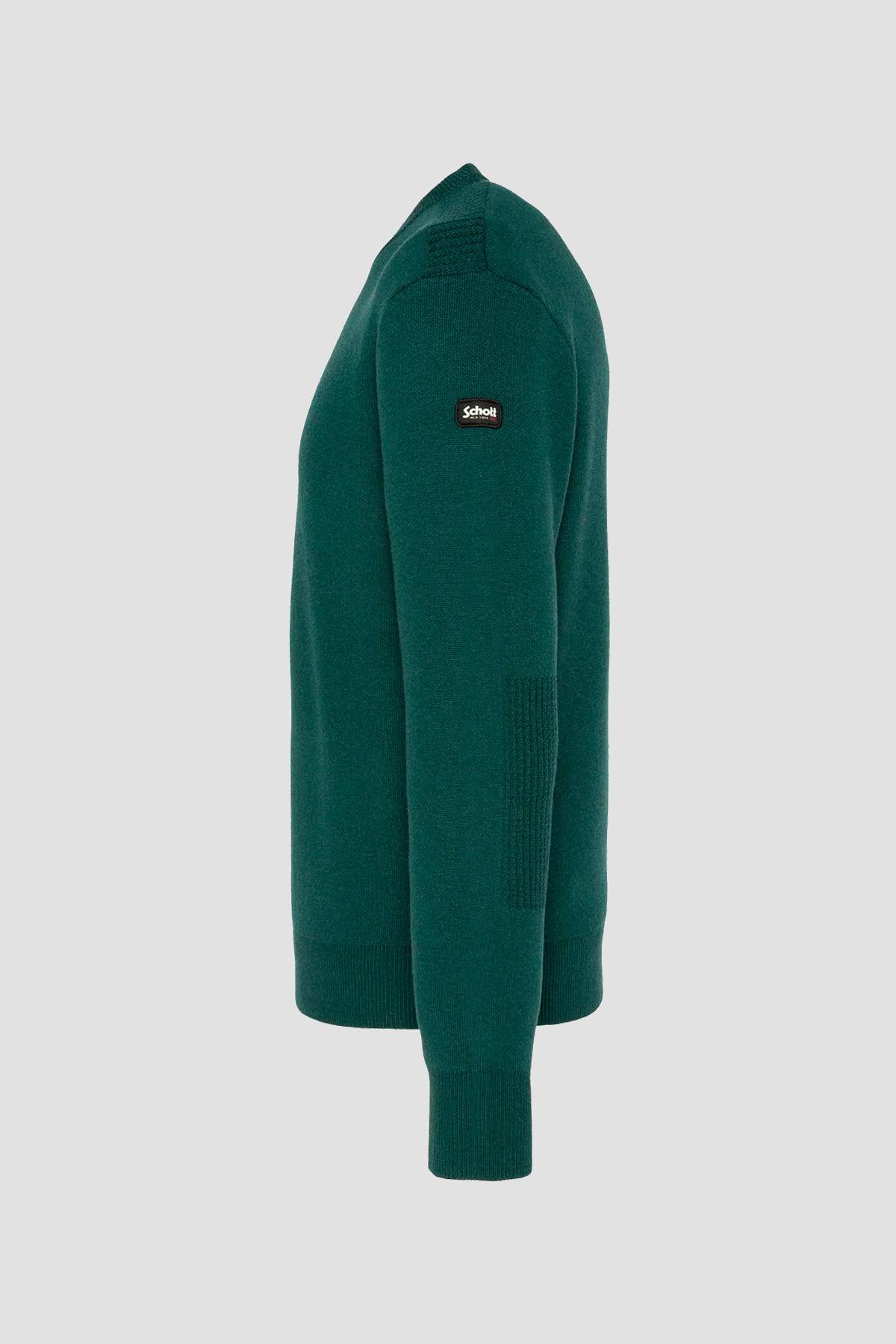 Herren Pullover/sweatshirt Schott PLDAMON1 FOREST — Ansicht 4