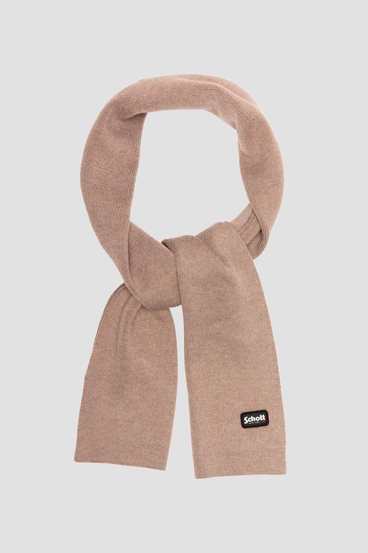 Bufanda Hombre Schott SCARFDAMON TAUPE — vista 1