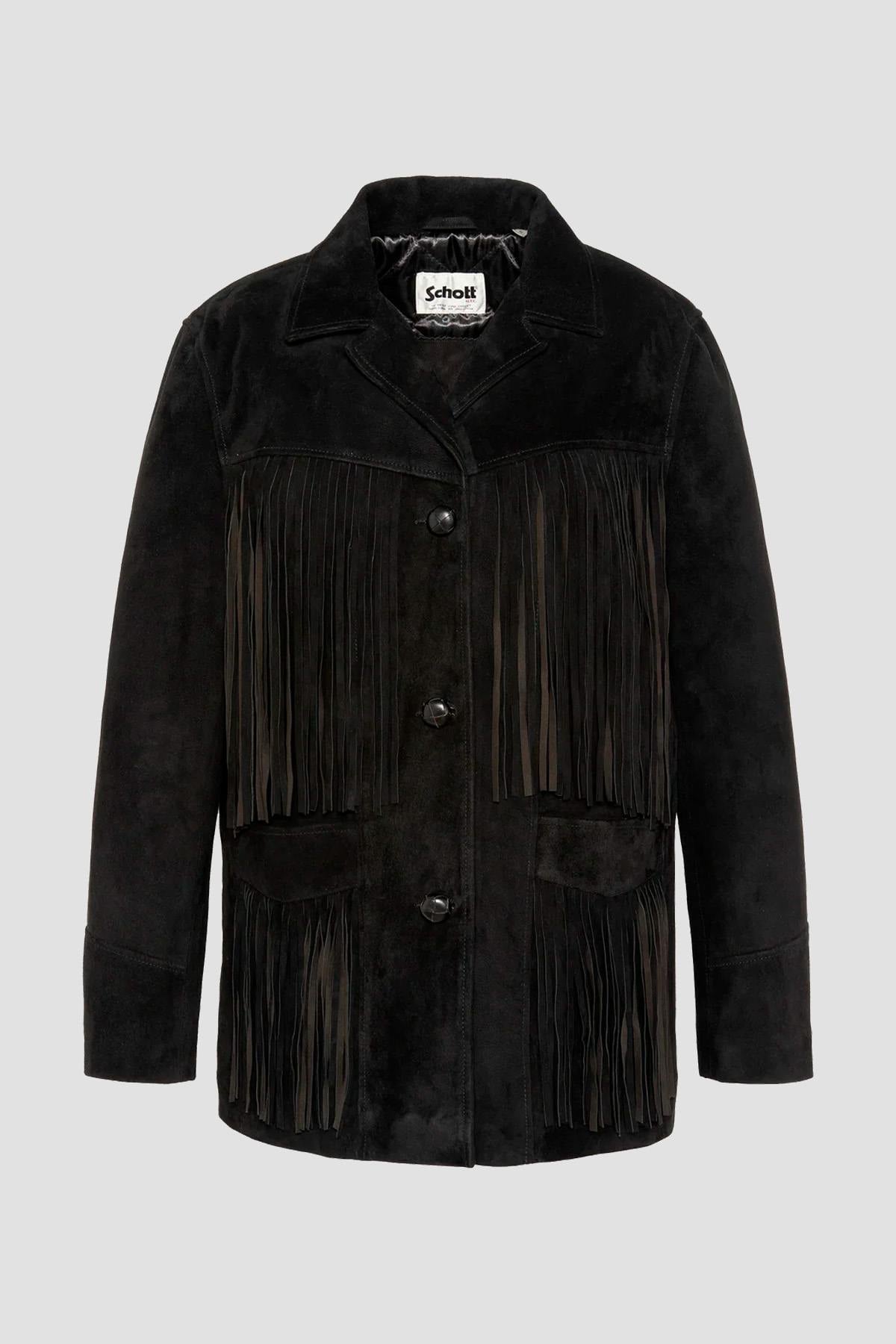 Cazadora Mujeres Schott LCWMILENA BLACK — vista 4