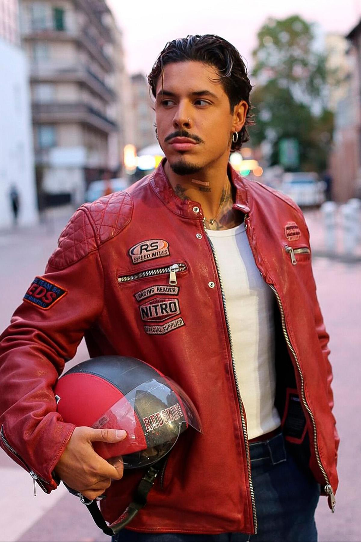 Giacche Uomo Redskins NITRO BARCELONA RED — vista 1