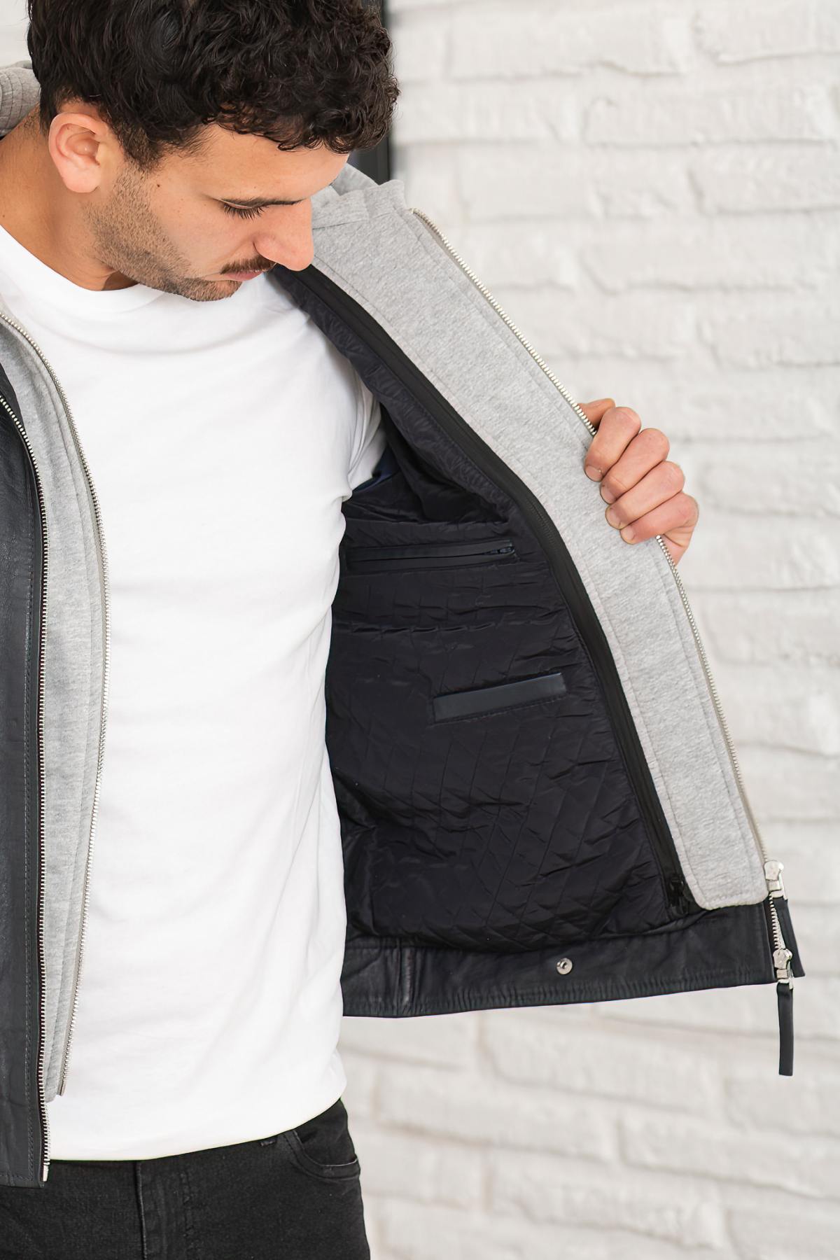Herren Jacke Serge Pariente ERICO HOOD BLUE — Ansicht 8