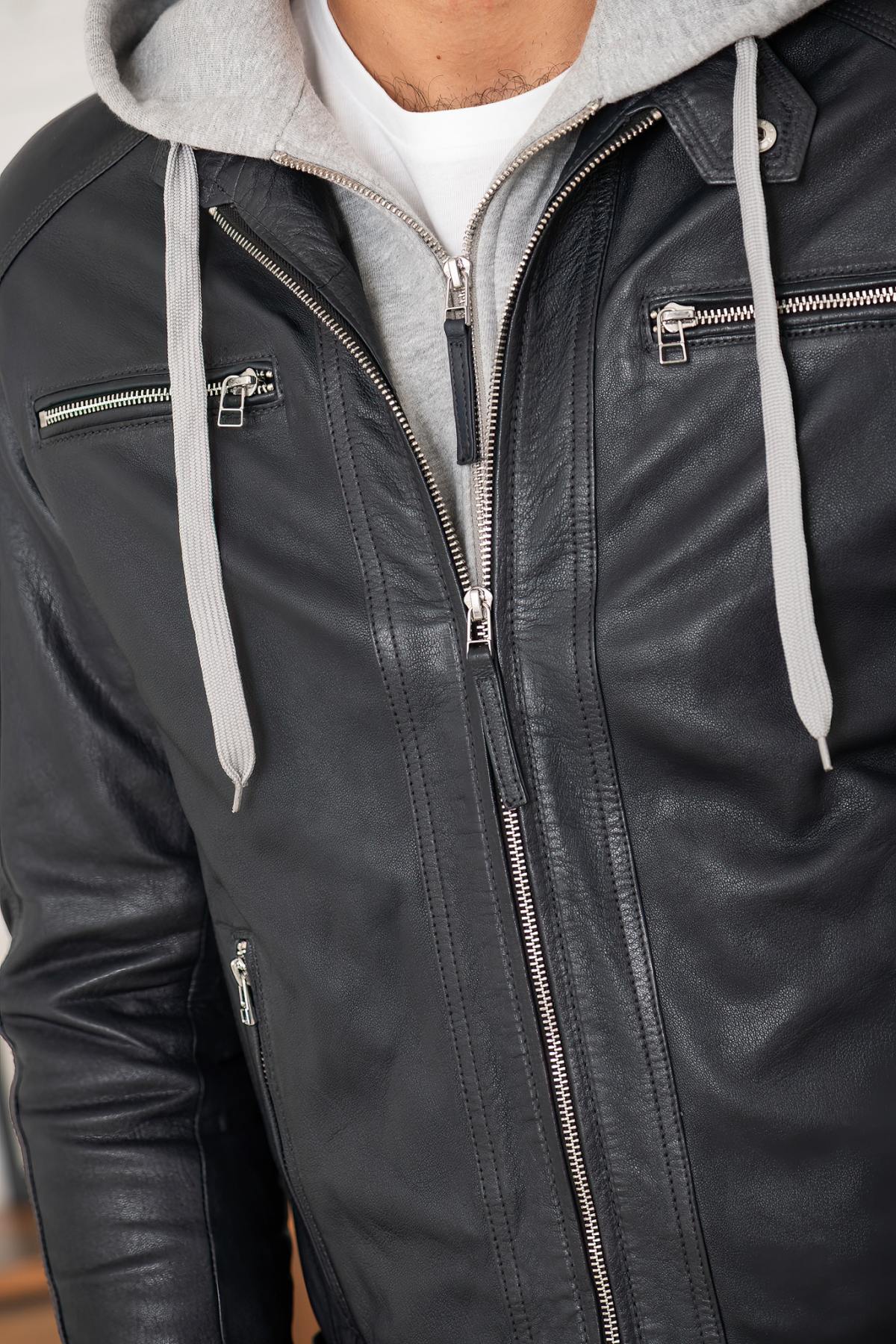 Herren Jacke Serge Pariente ERICO HOOD BLUE — Ansicht 5