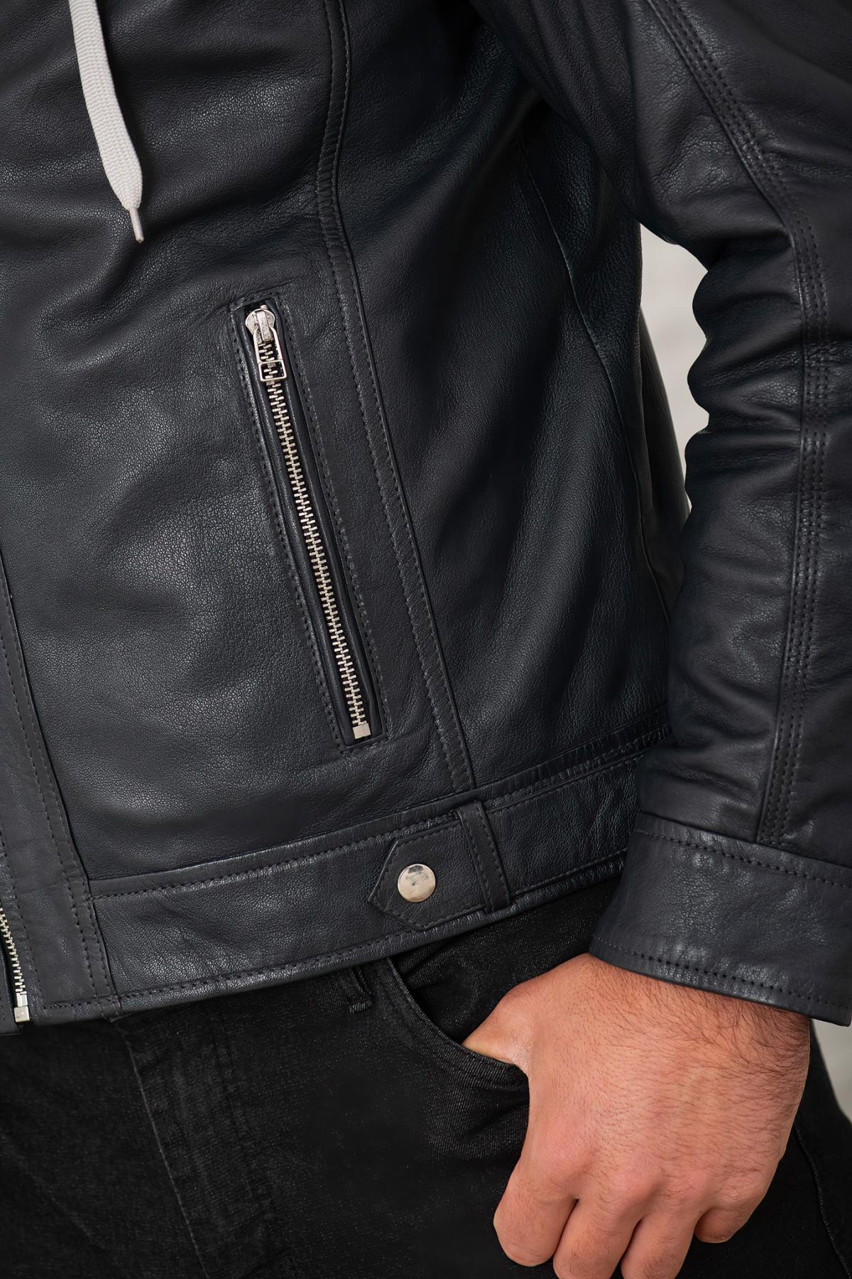 Herren Jacke Serge Pariente ERICO HOOD BLUE — Ansicht 6