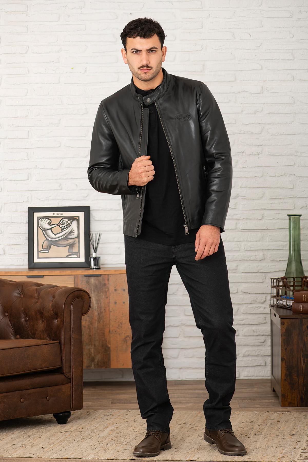 Chaqueta Hombre Redskins IRON ROAD BLACK — vista 4