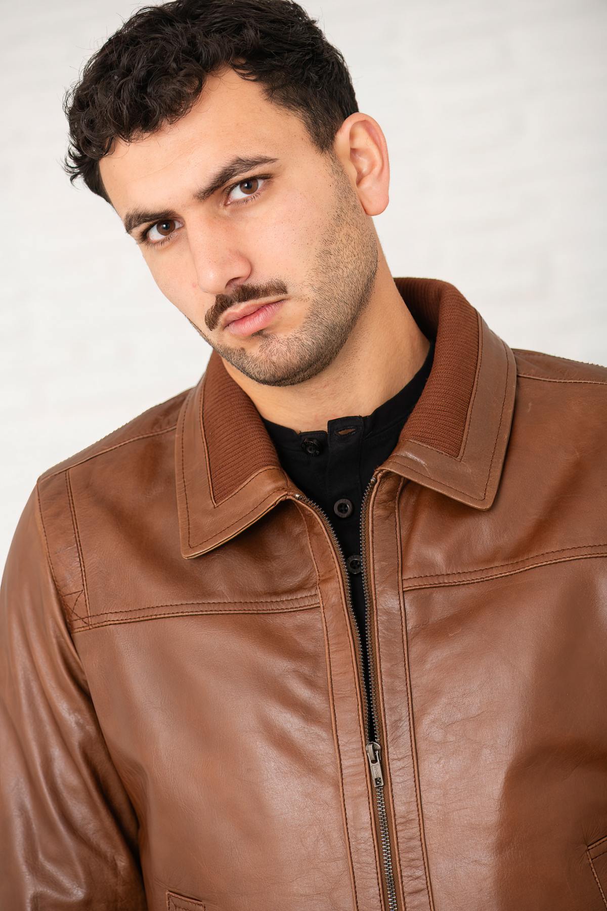 Blouson Homme Serge Pariente KEATON BUFFLE OXBLOOD — vue 5
