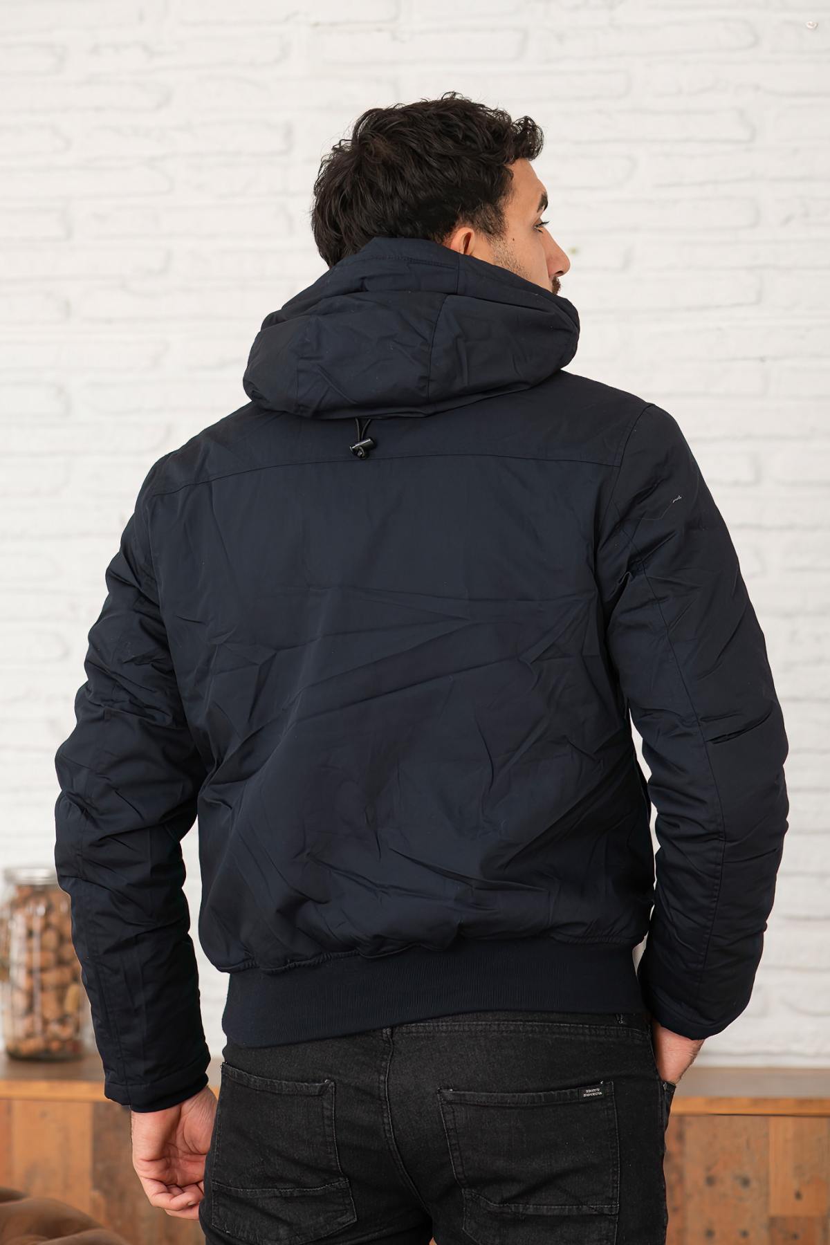 Herren Jacke Schott BLUSTER2 NAVY — Ansicht 3