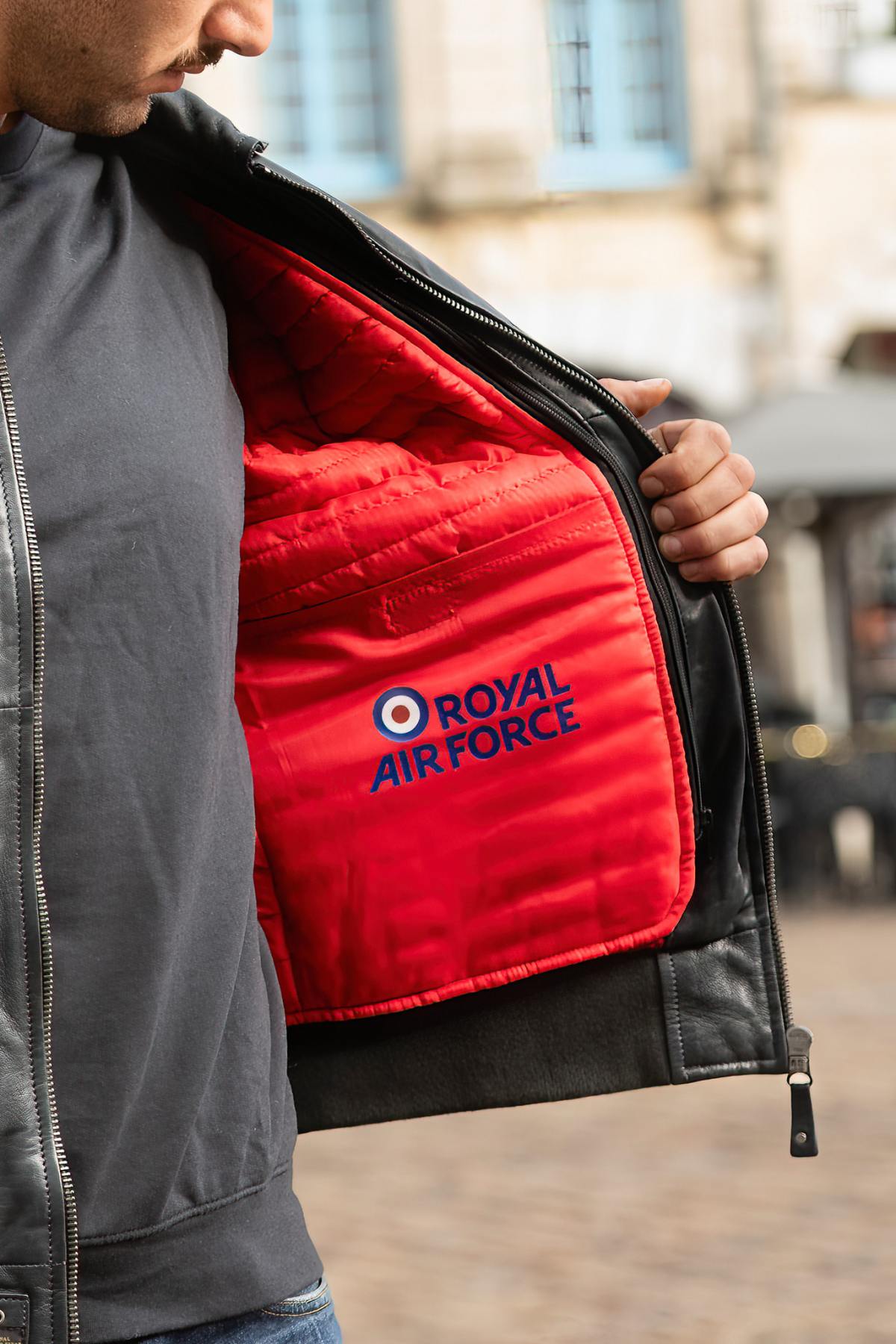 Herren Jacke Royal Air Force TRENCHARD NAVY — Ansicht 3