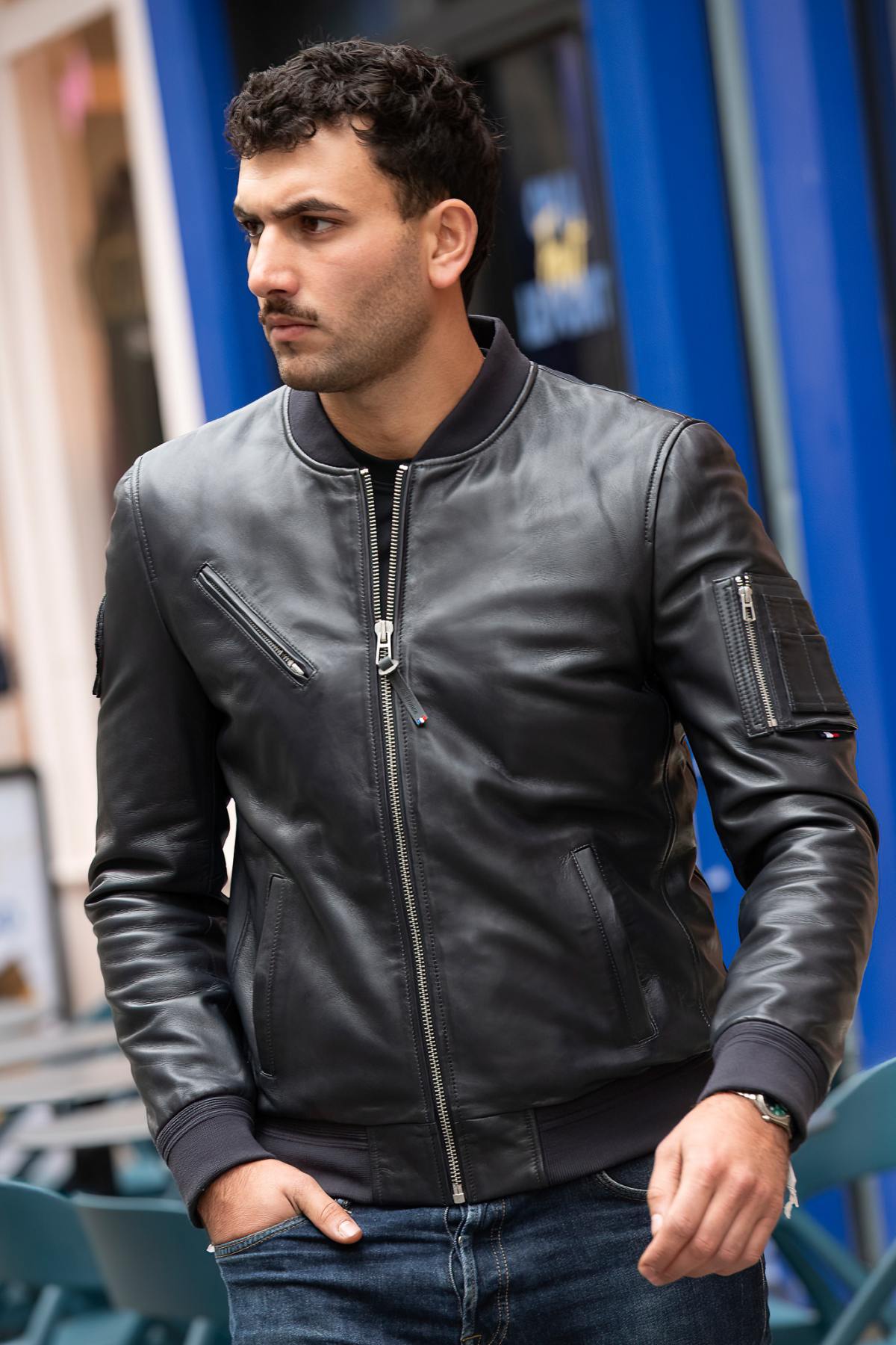 Giacche Uomo Patrouille De France GUN PALOMA PAF NAVY — vista 5
