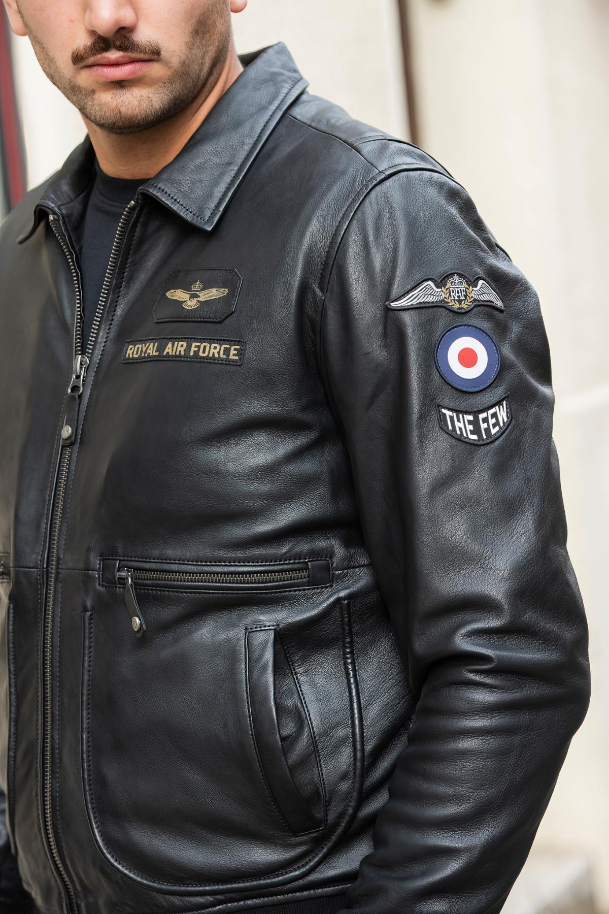 Chaqueta Hombre Royal Air Force TRENCHARD NOIR — vista 5