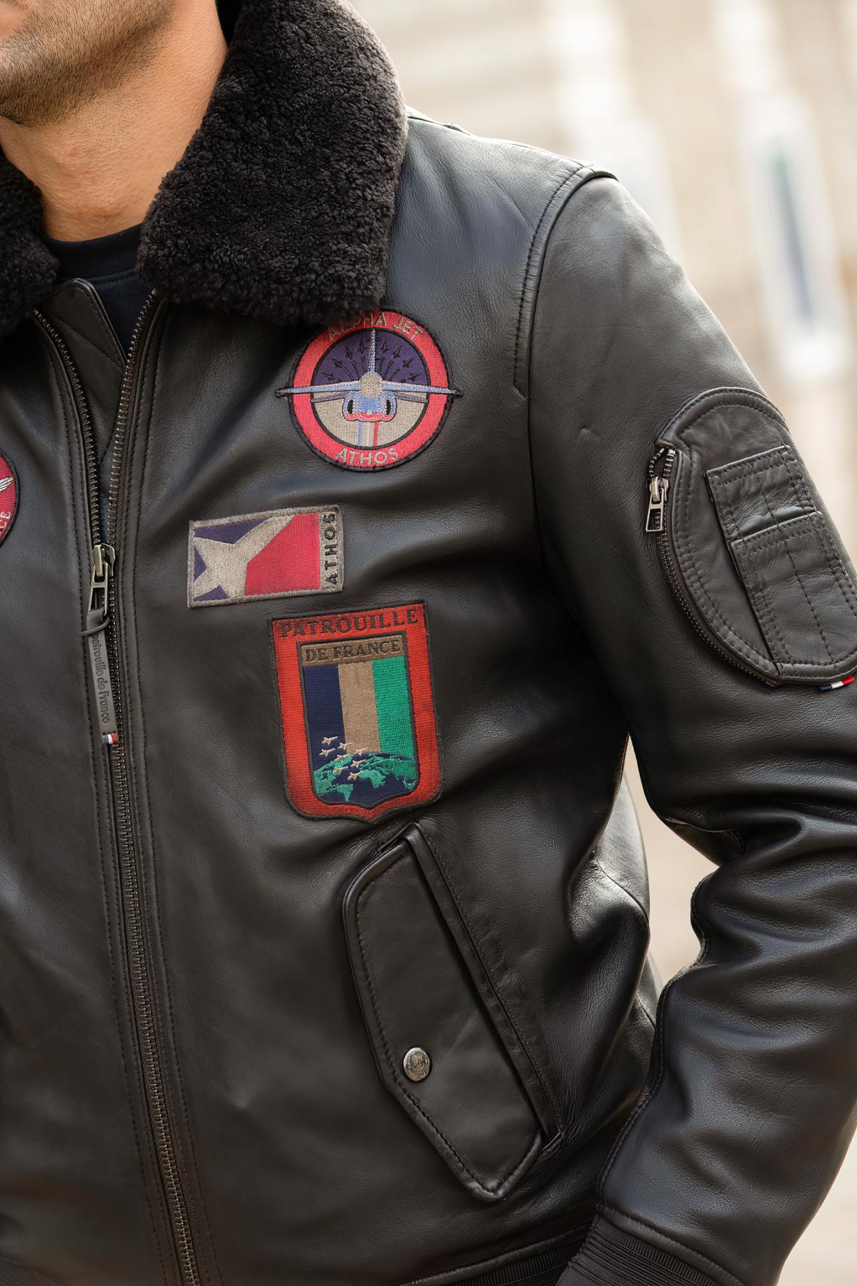 Giacche Uomo Patrouille De France RANGER ALPHA BROWN — vista 8