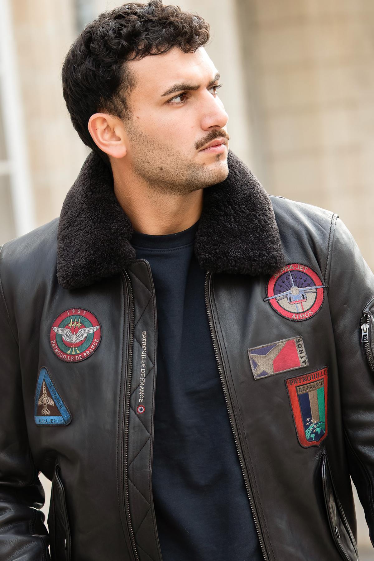 Giacche Uomo Patrouille De France RANGER ALPHA BROWN — vista 2