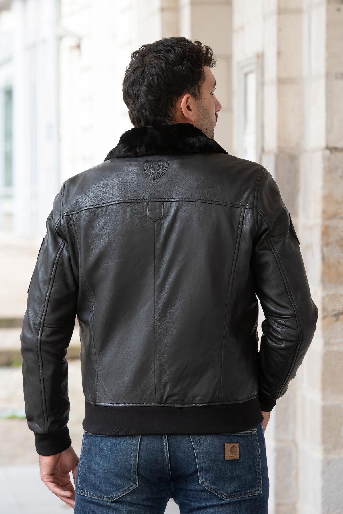 Giacche Uomo Royal Air Force VICKERS BLACK — vista 3