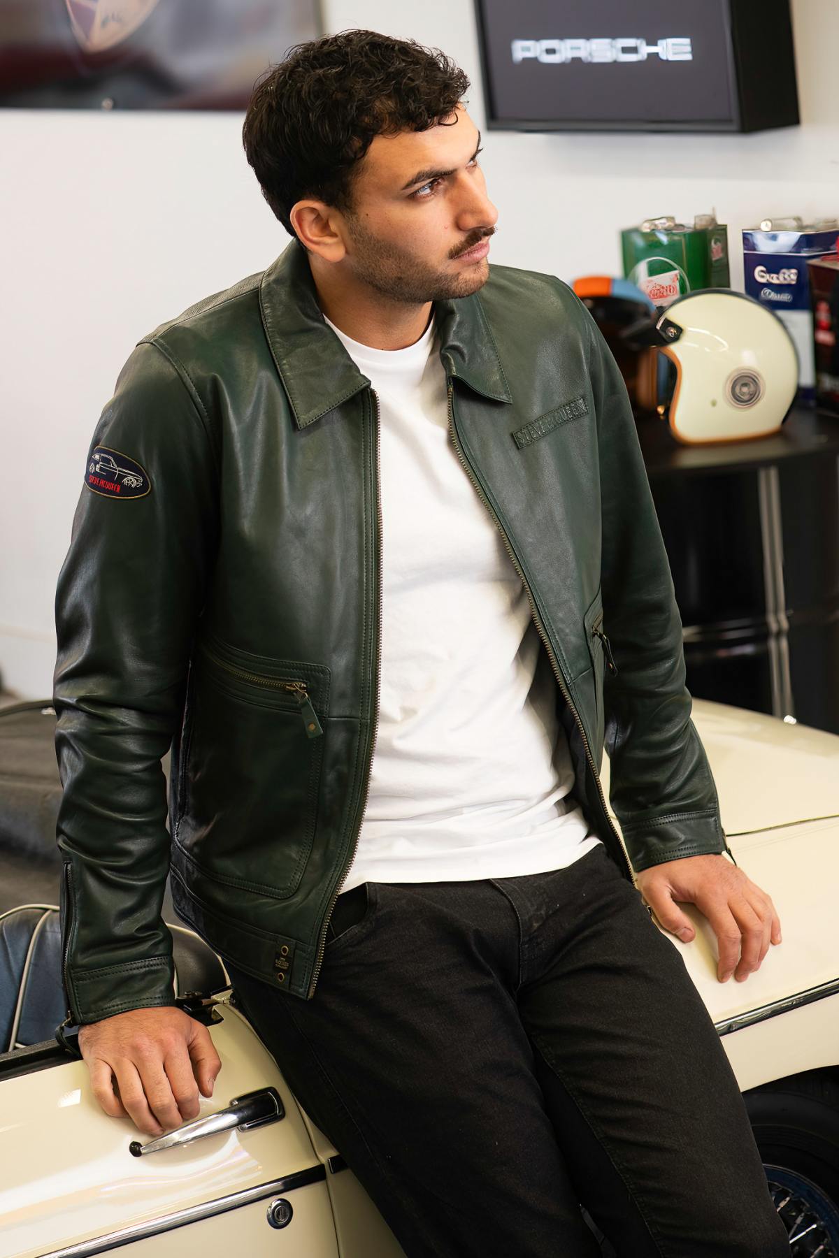 Herren Jacke Steve Mcqueen CRAIG2 PINE — Ansicht 1