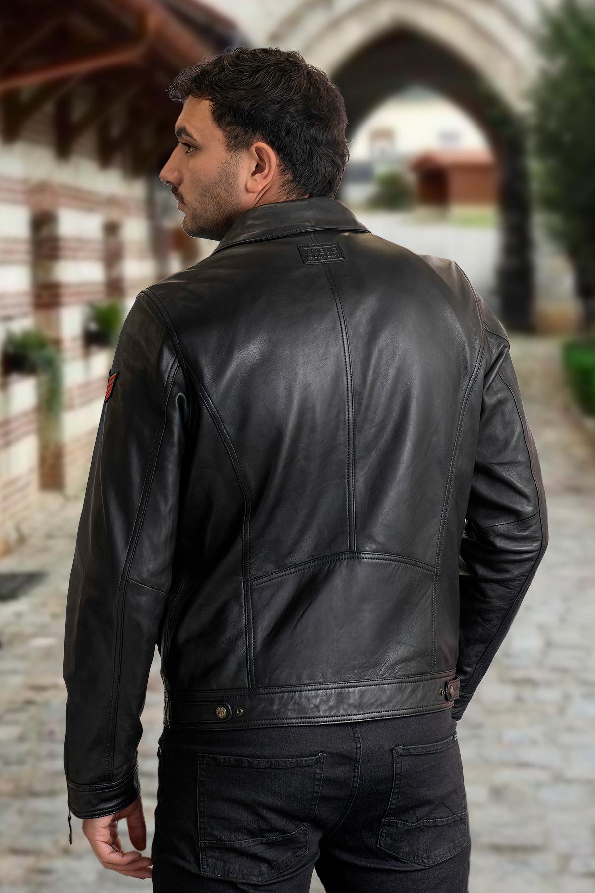 Herren Jacke Steve Mcqueen CRAIG2 BLACK — Ansicht 5