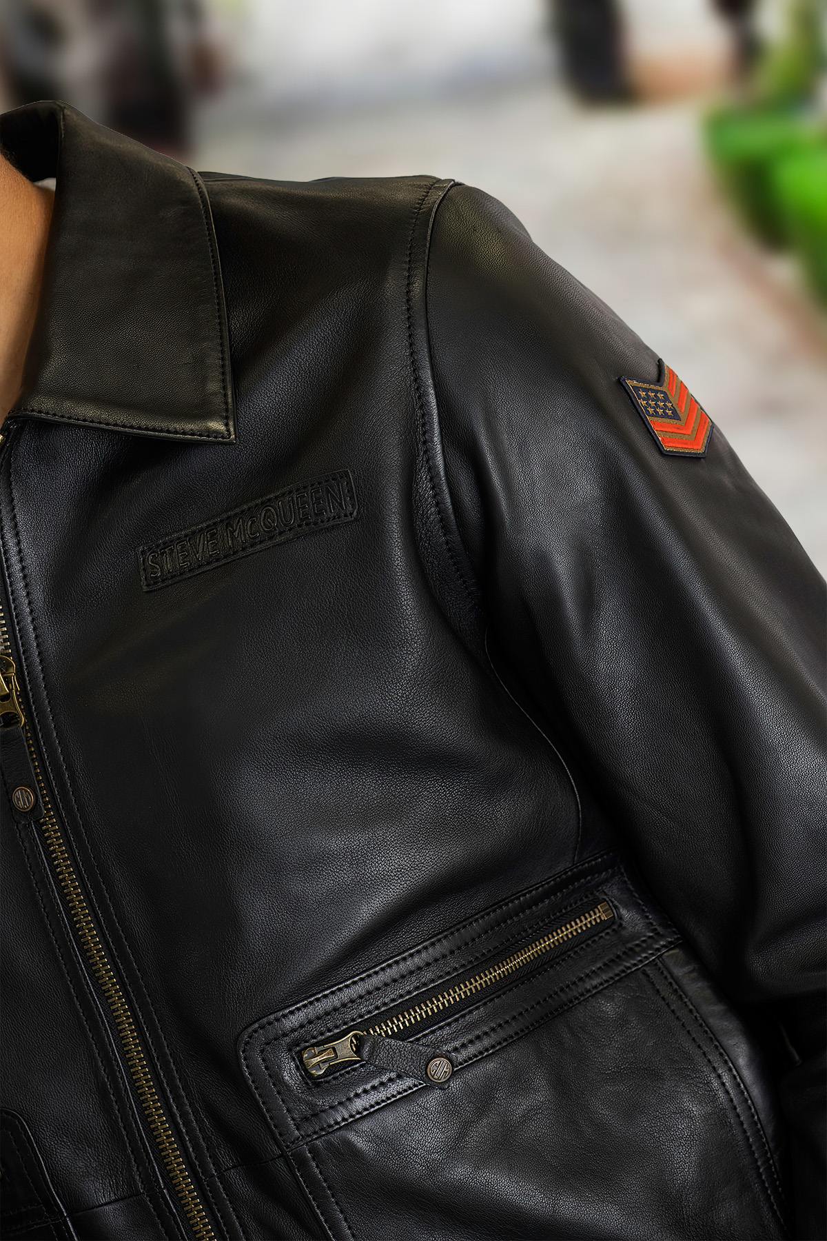 Herren Jacke Steve Mcqueen CRAIG2 BLACK — Ansicht 2