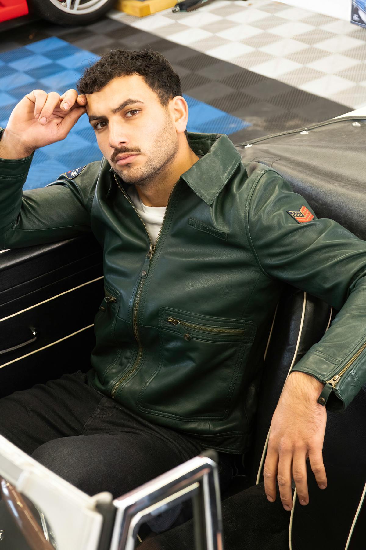 Herren Jacke Steve Mcqueen CRAIG2 PINE — Ansicht 2