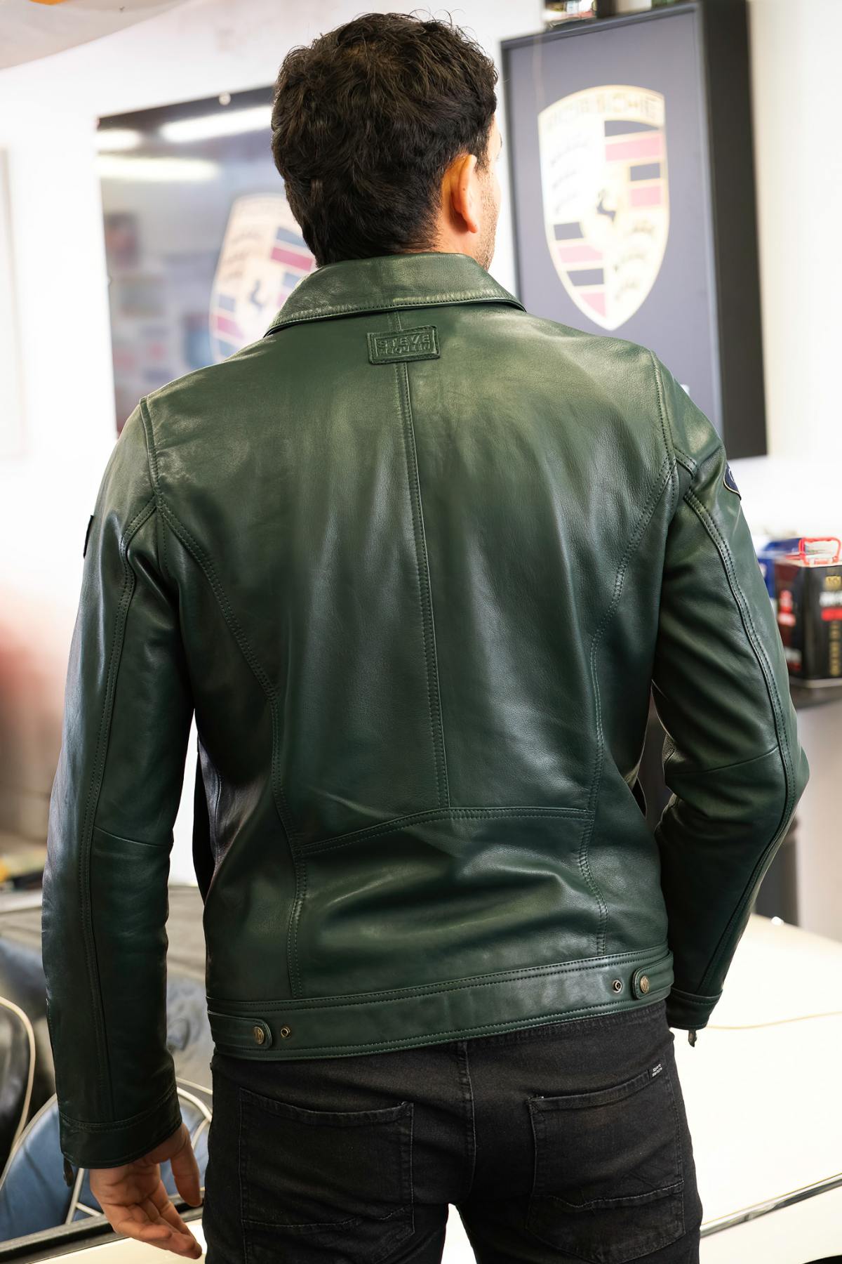 Herren Jacke Steve Mcqueen CRAIG2 PINE — Ansicht 4