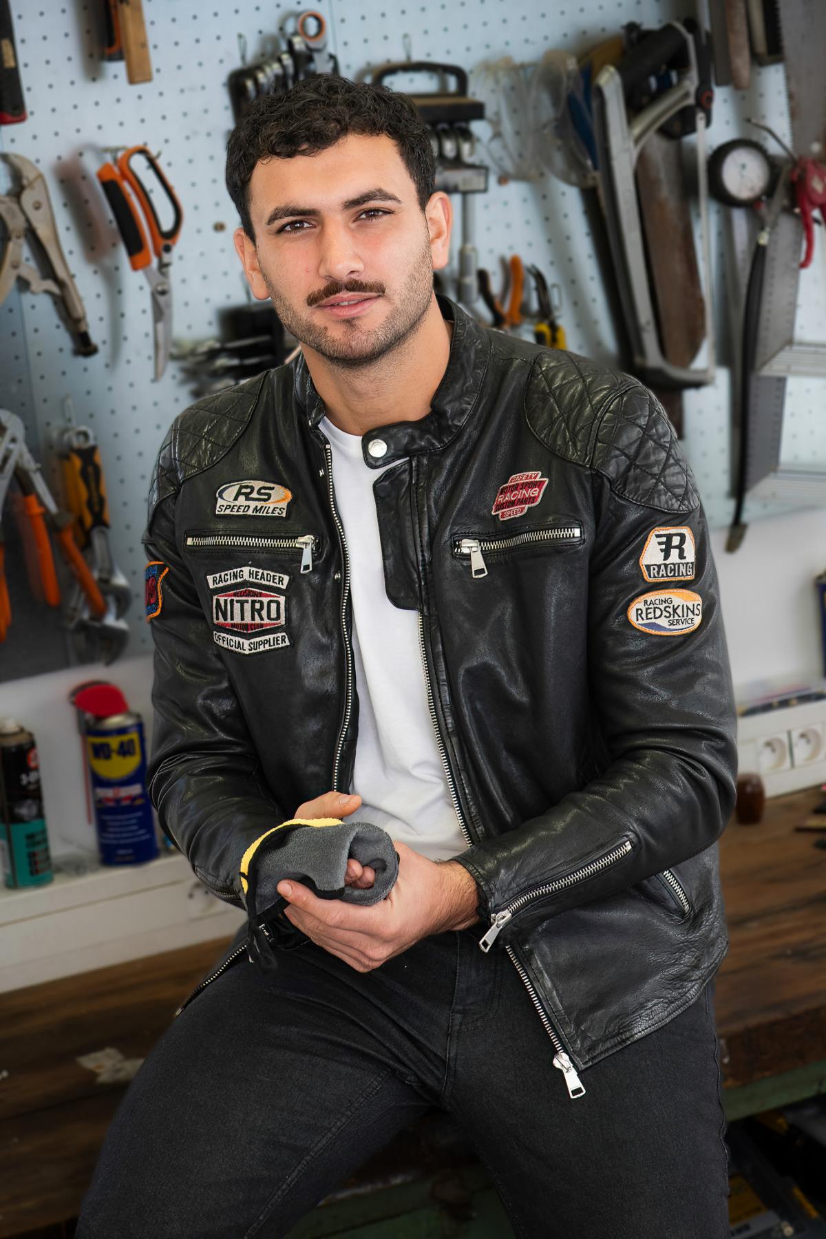 Chaqueta Hombre Redskins NITRO BARCELONA BLACK — vista 1
