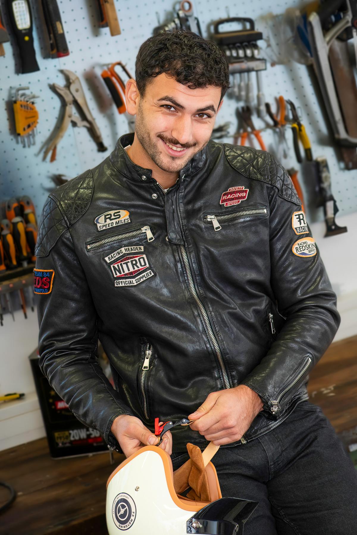 Chaqueta Hombre Redskins NITRO BARCELONA BLACK — vista 6
