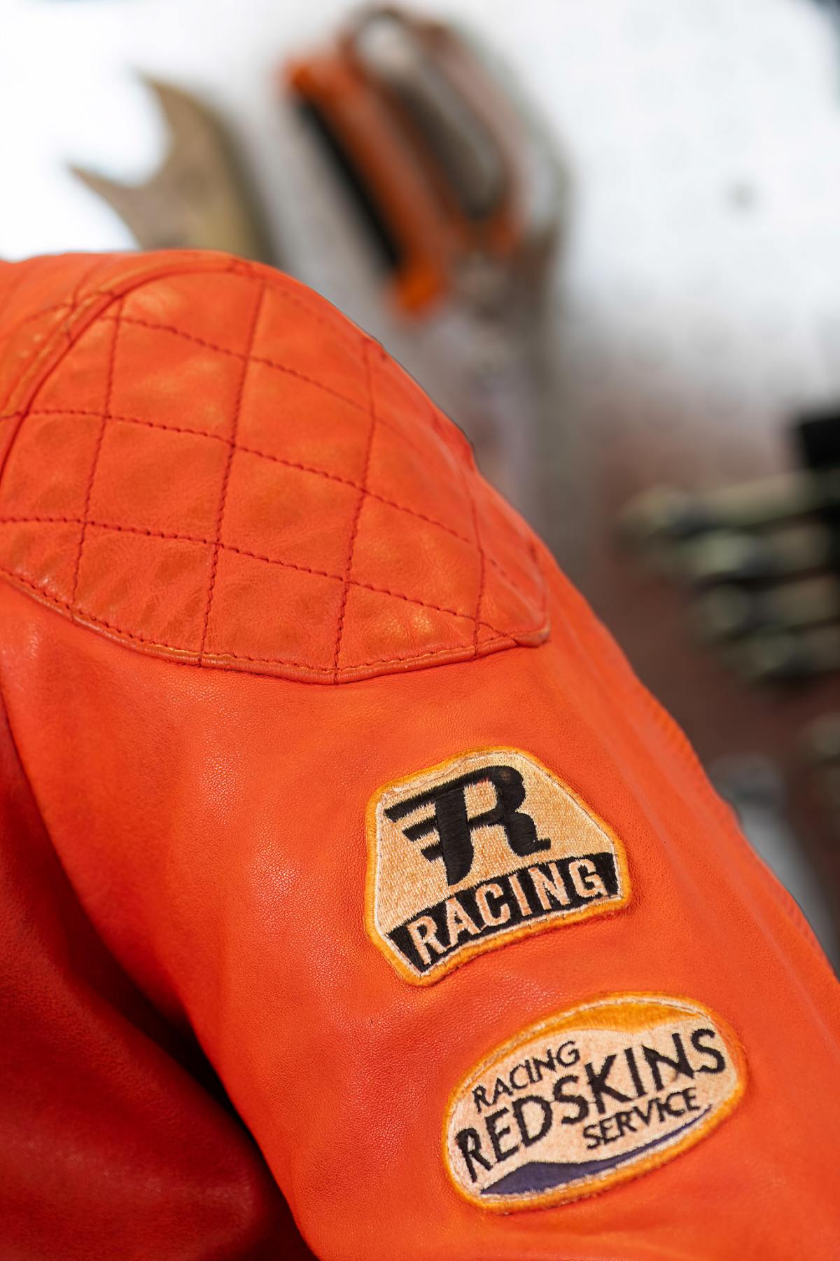 Blouson Homme Redskins NITRO BARCELONA ORANGE — vue 6