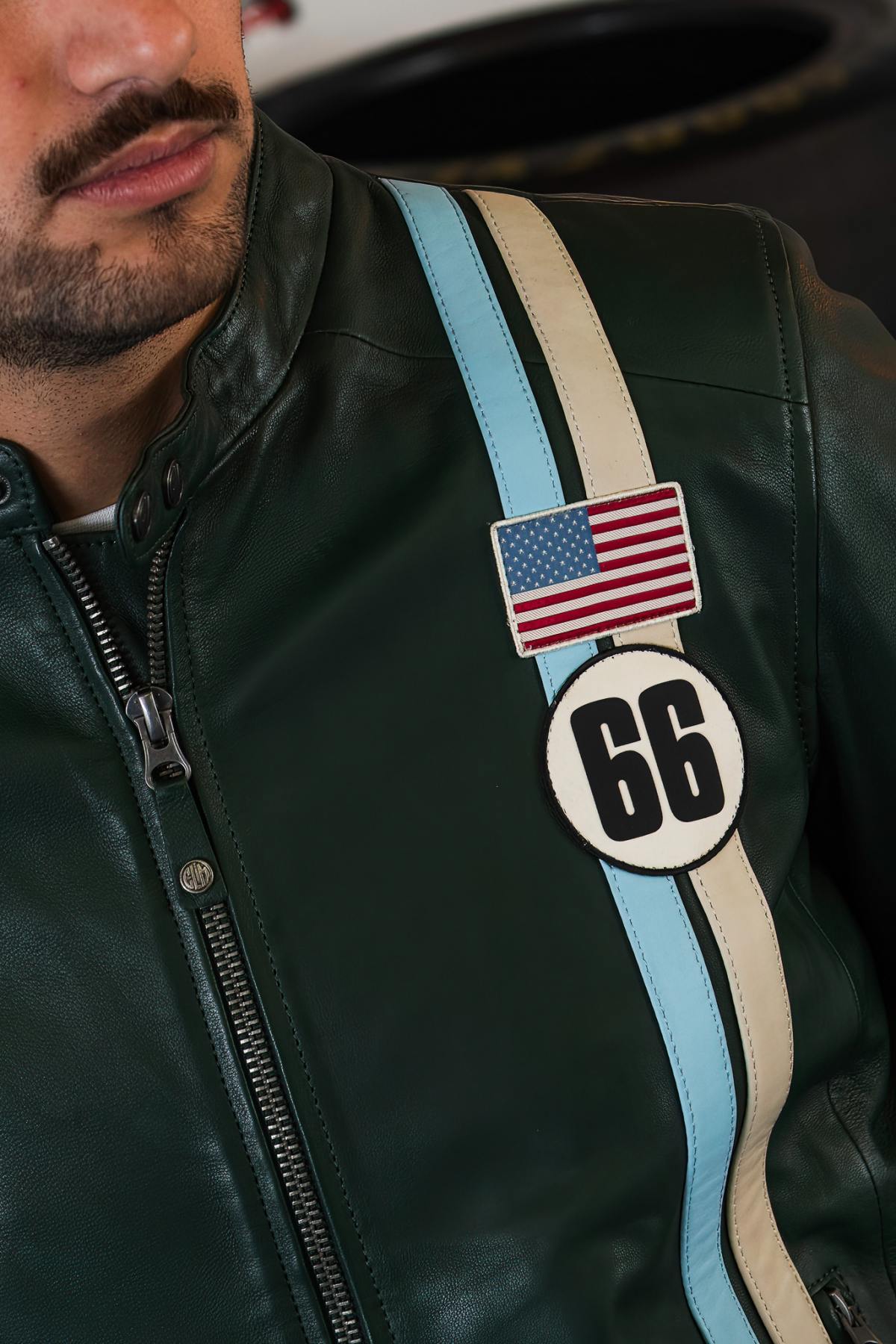 Herren Jacke 24h Le Mans RICHARD VINTAGE GREEN — Ansicht 5
