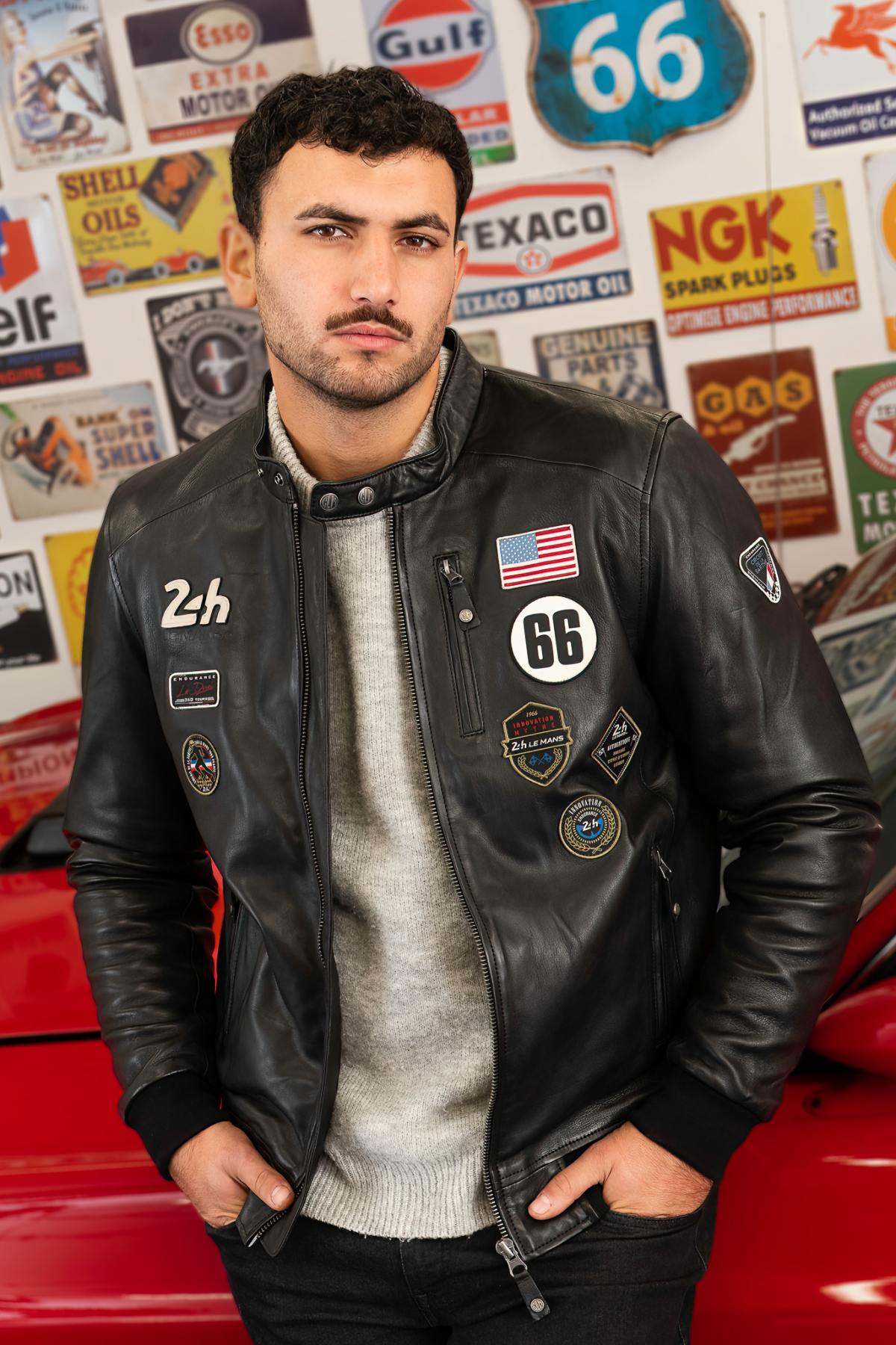 Herren Jacke 24h Le Mans PIERRE BLACK — Ansicht 1