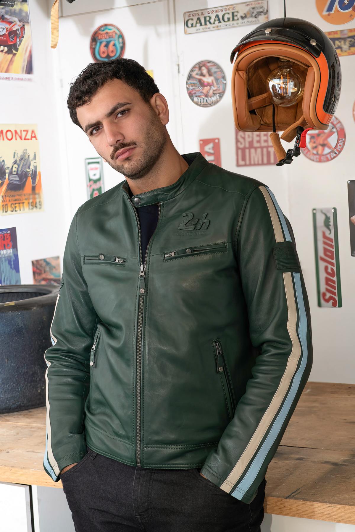 Chaqueta Hombre 24h Le Mans HANS VINTAGE GREEN — vista 5