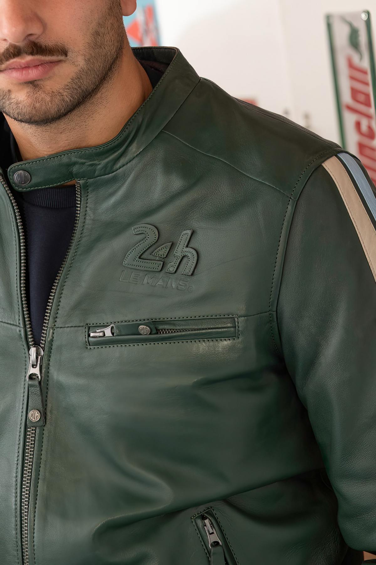 Chaqueta Hombre 24h Le Mans HANS VINTAGE GREEN — vista 3