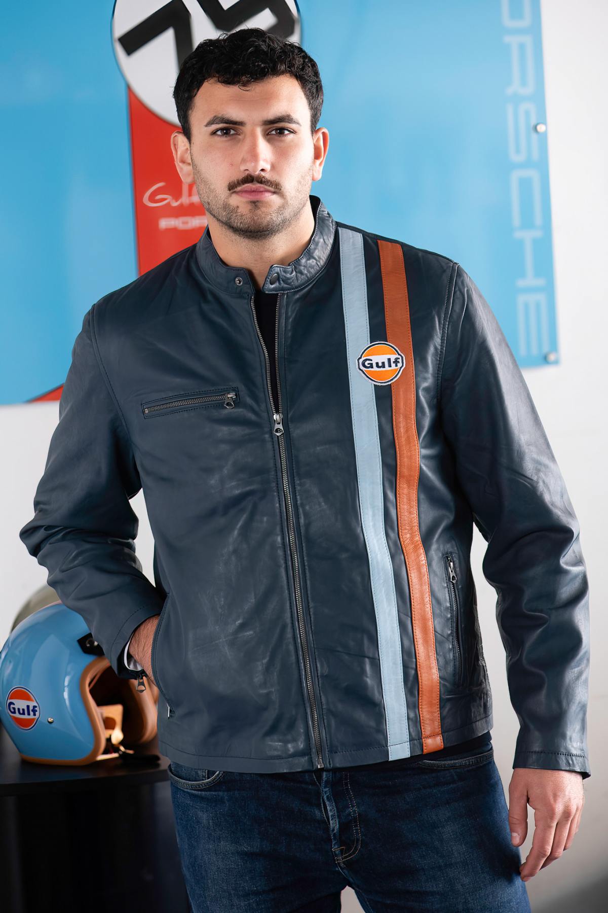 Herren Jacke Gulf ROADMASTER JACKET NAVY — Ansicht 7