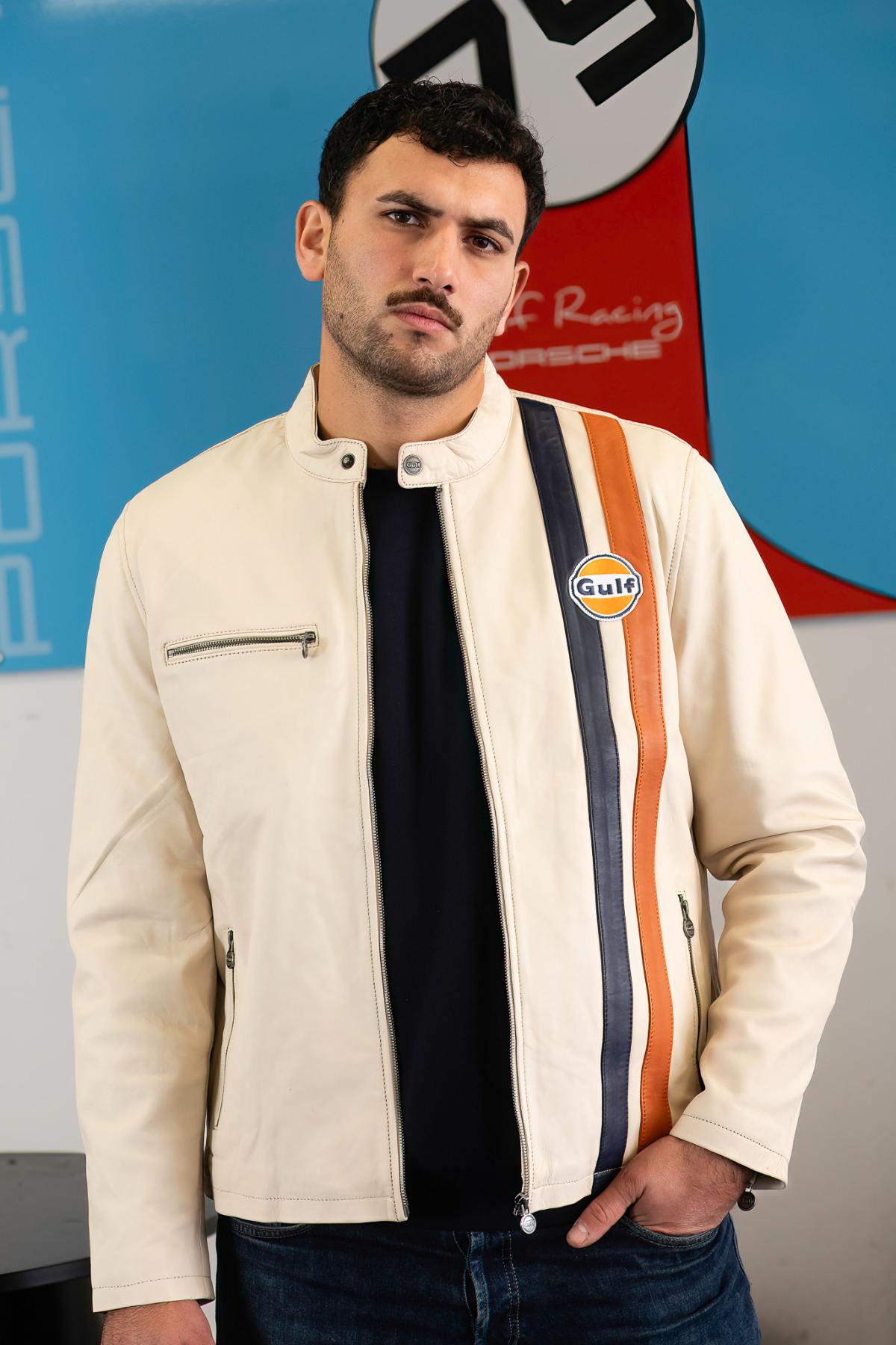 Herren Jacke Gulf ROADMASTER JACKET LIGHT BEIGE — Ansicht 1