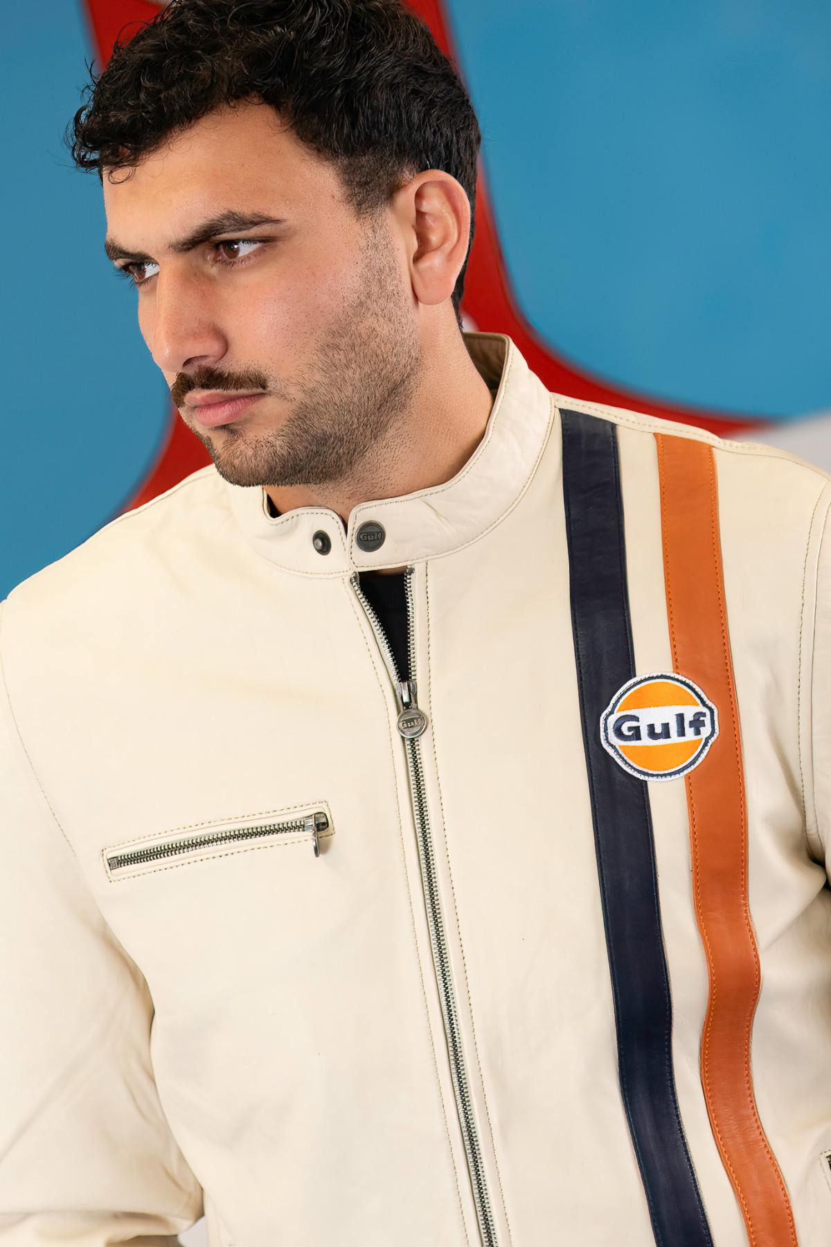 Herren Jacke Gulf ROADMASTER JACKET LIGHT BEIGE — Ansicht 5