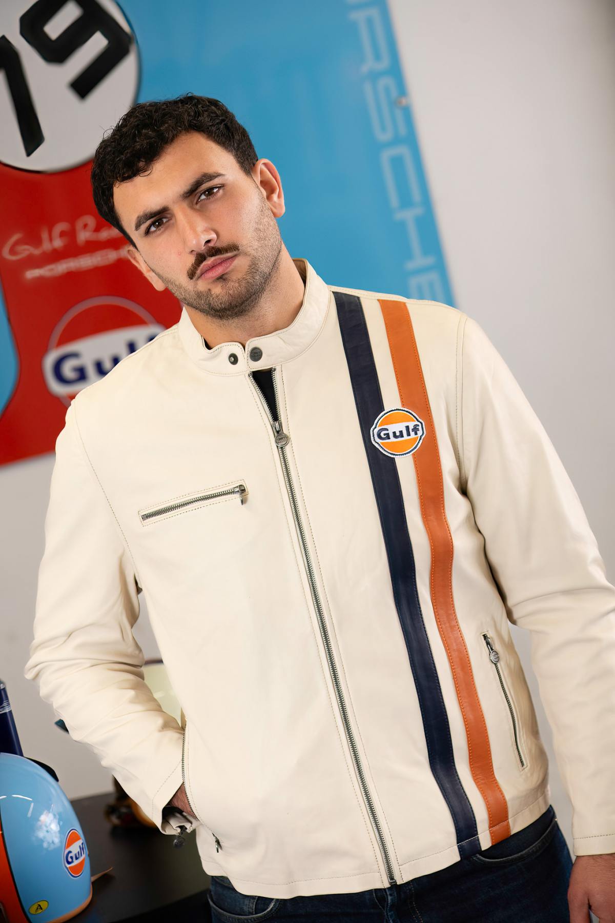 Herren Jacke Gulf ROADMASTER JACKET LIGHT BEIGE — Ansicht 8
