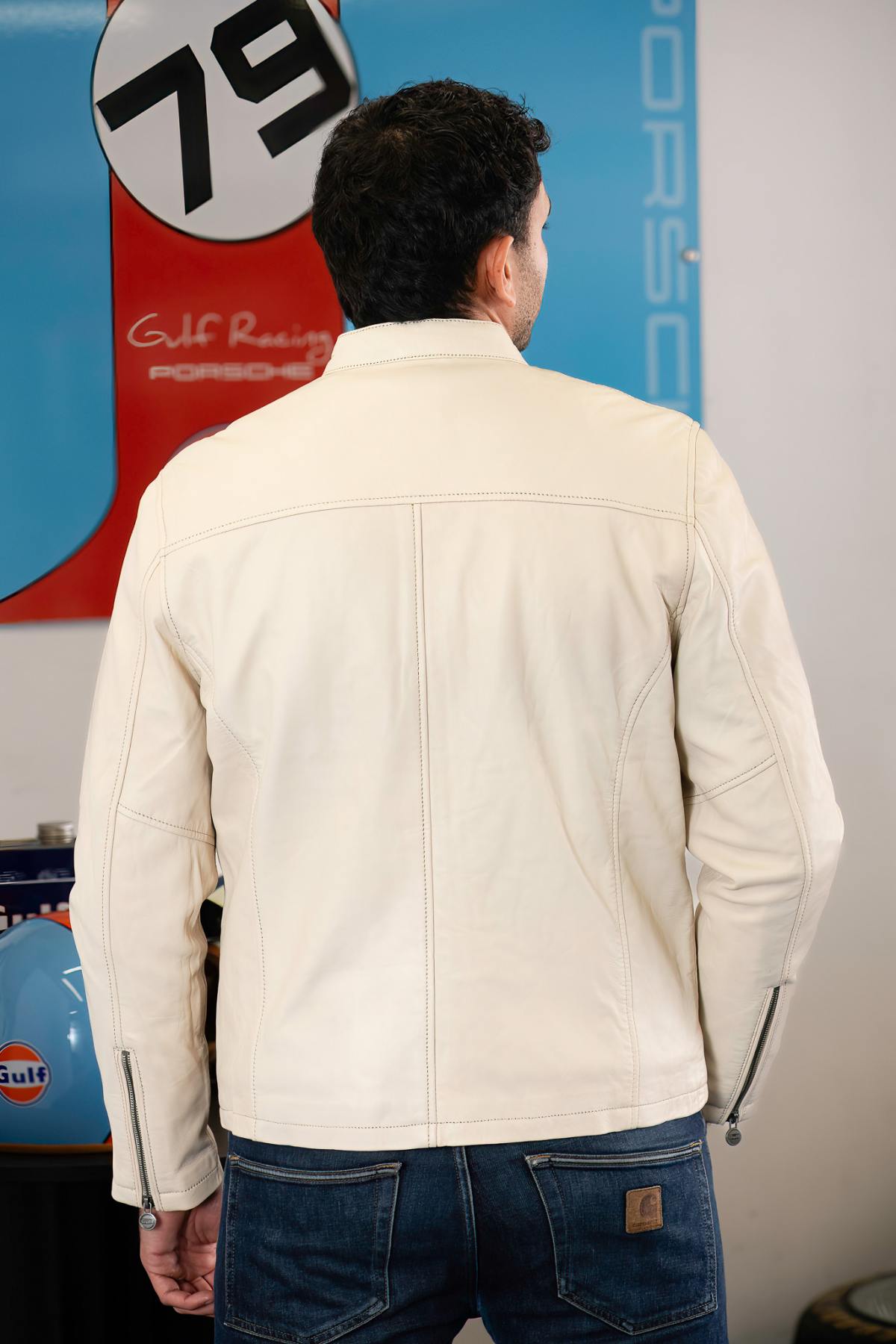 Herren Jacke Gulf ROADMASTER JACKET LIGHT BEIGE — Ansicht 4
