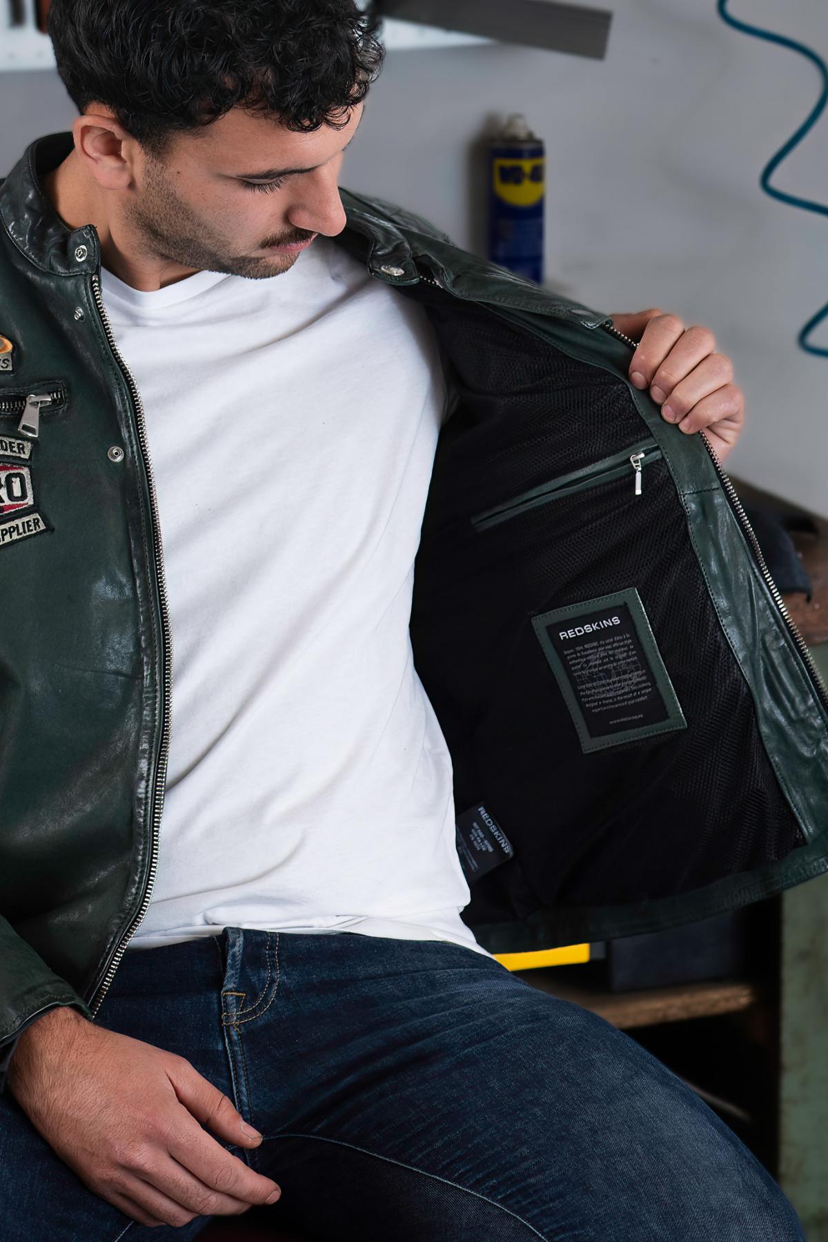 Chaqueta Hombre Redskins NITRO BARCELONA FOREST GREEN — vista 7
