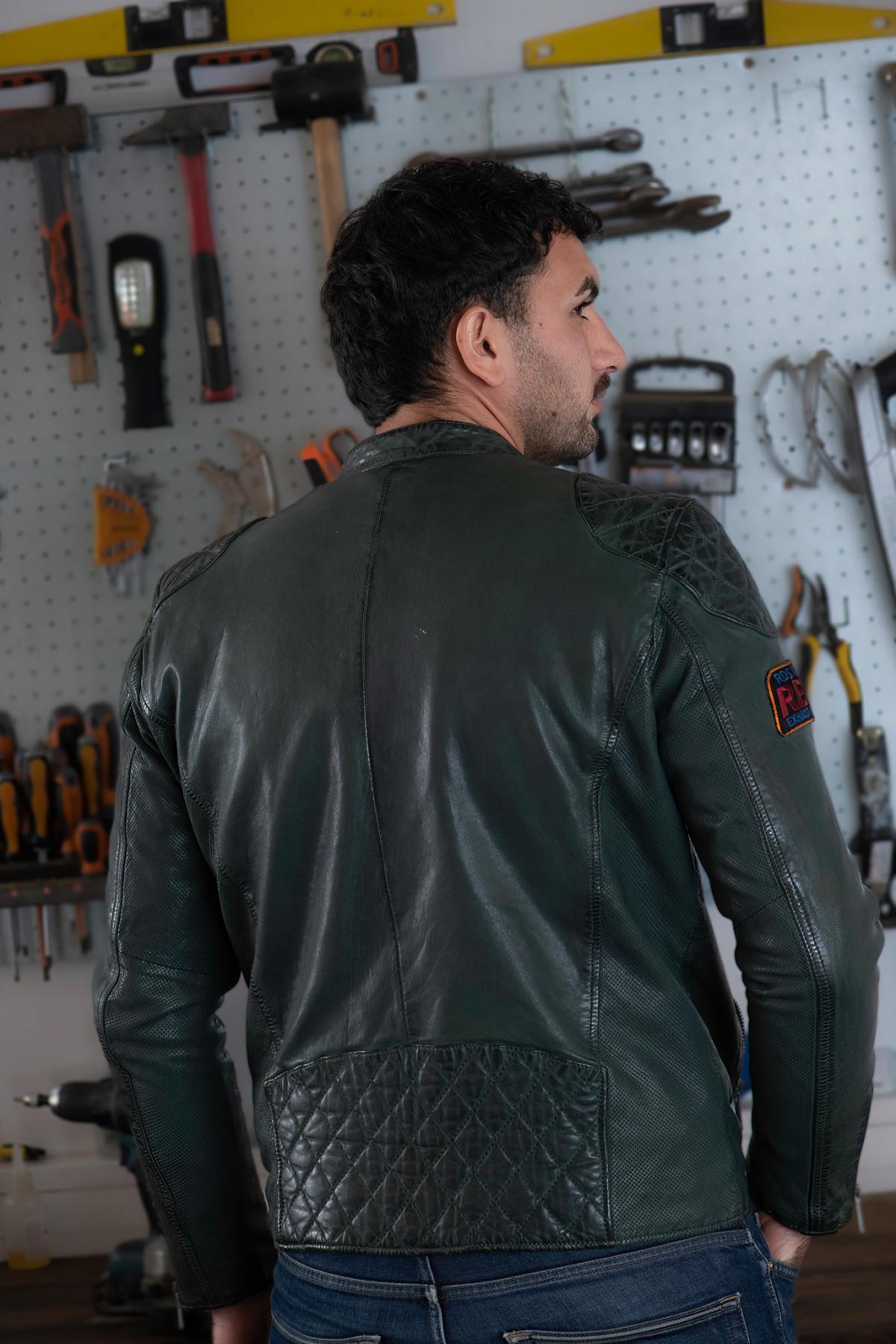 Chaqueta Hombre Redskins NITRO BARCELONA FOREST GREEN — vista 6