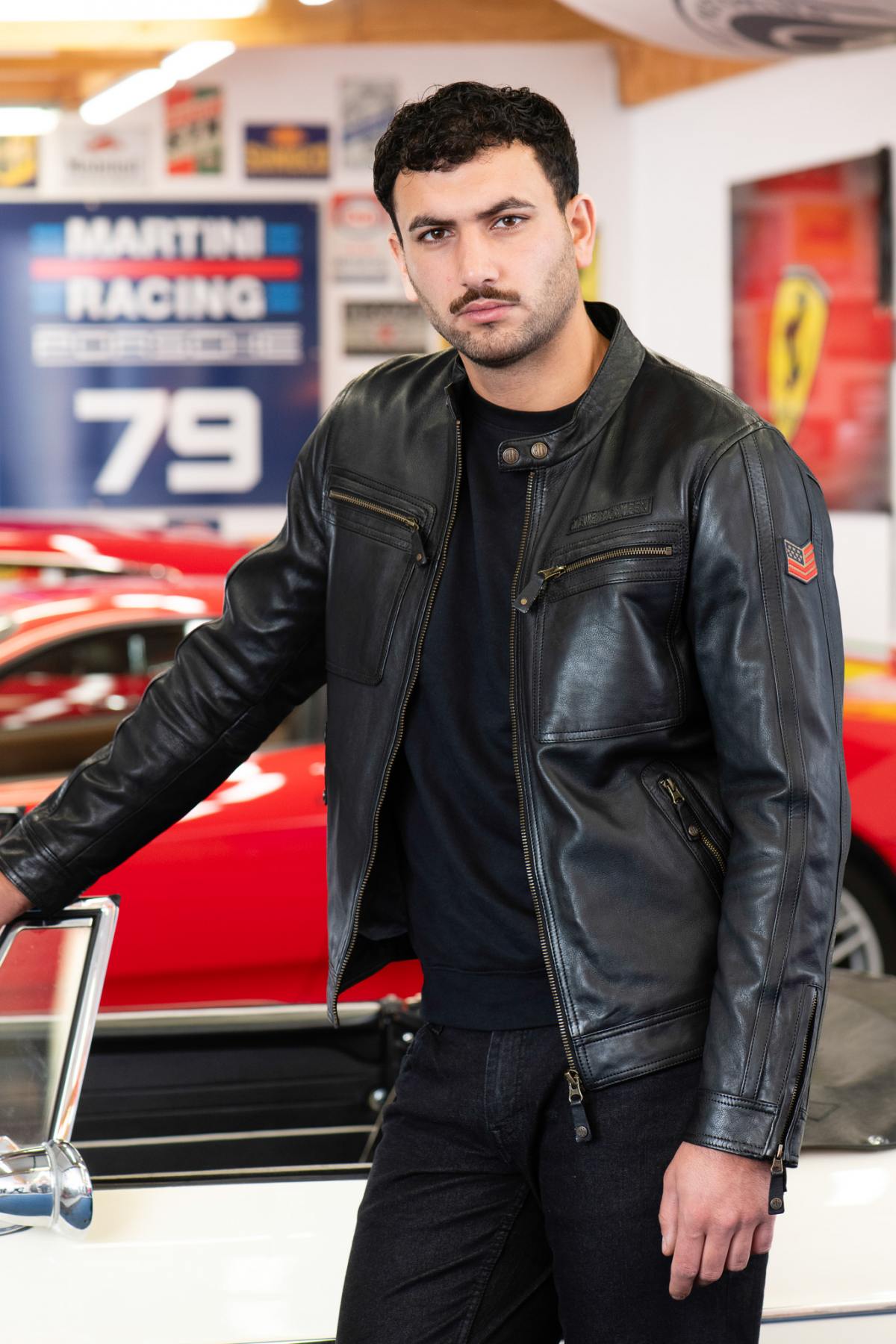 Herren Jacke Steve Mcqueen DENNIS3 BLACK — Ansicht 1
