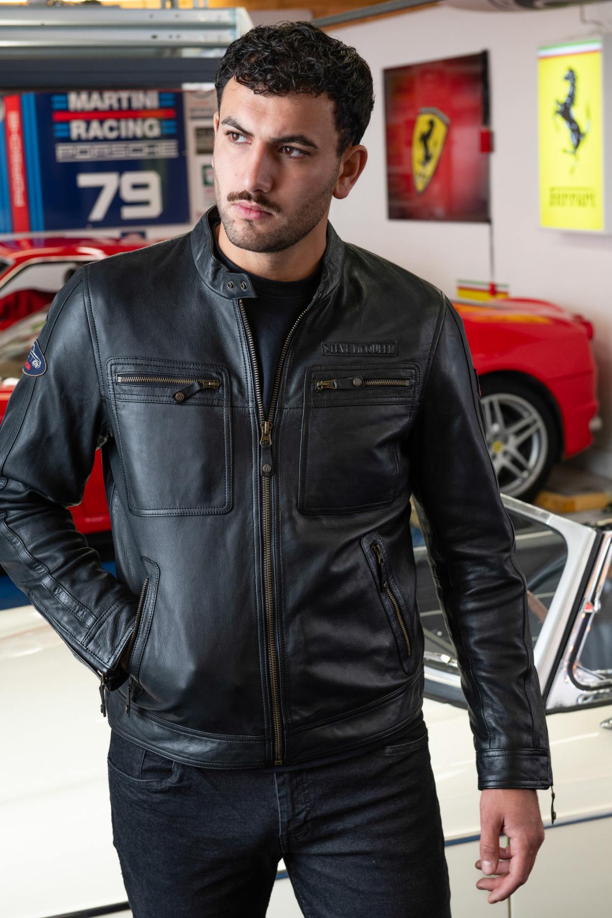 Herren Jacke Steve Mcqueen DENNIS3 BLACK — Ansicht 9