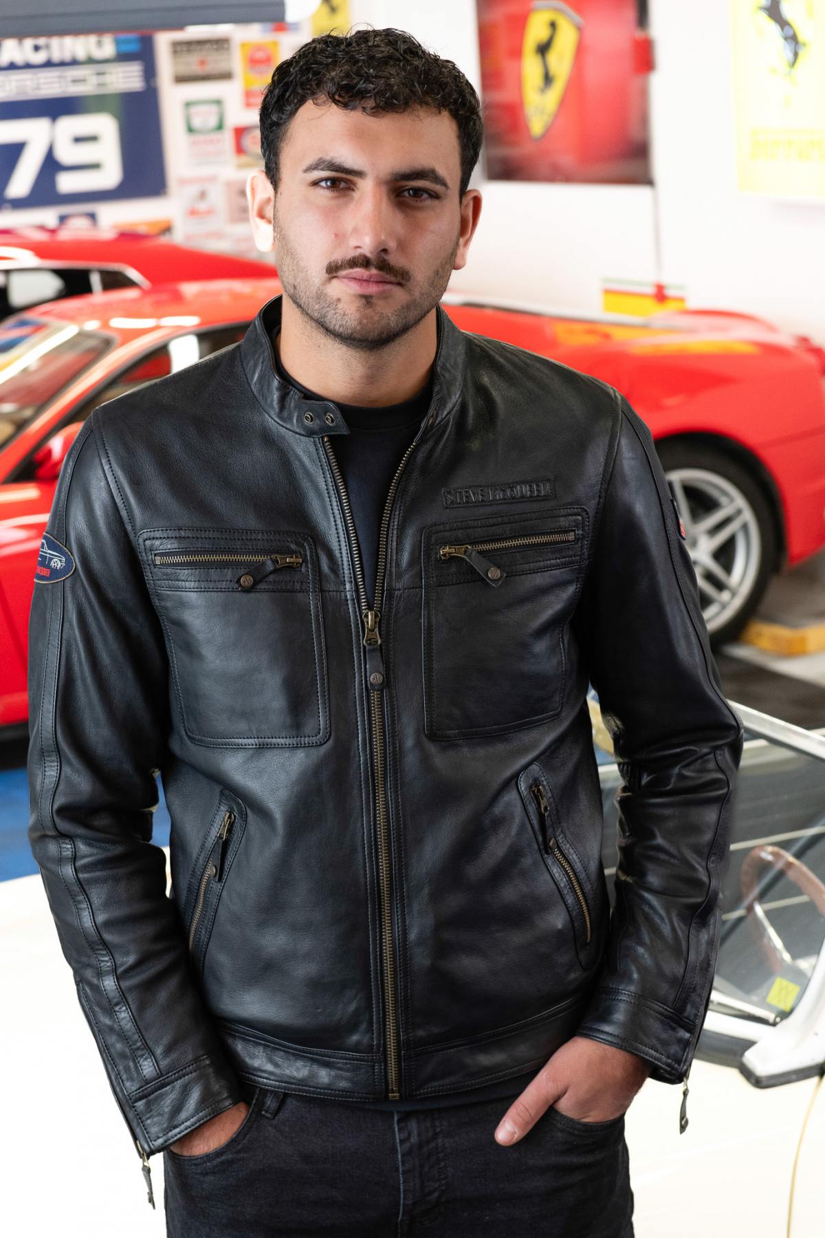 Herren Jacke Steve Mcqueen DENNIS3 BLACK — Ansicht 3