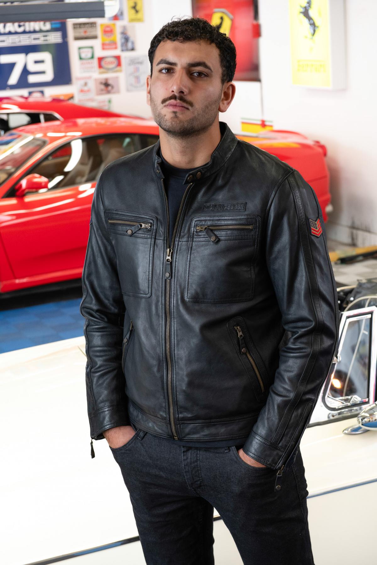 Herren Jacke Steve Mcqueen DENNIS3 BLACK — Ansicht 10